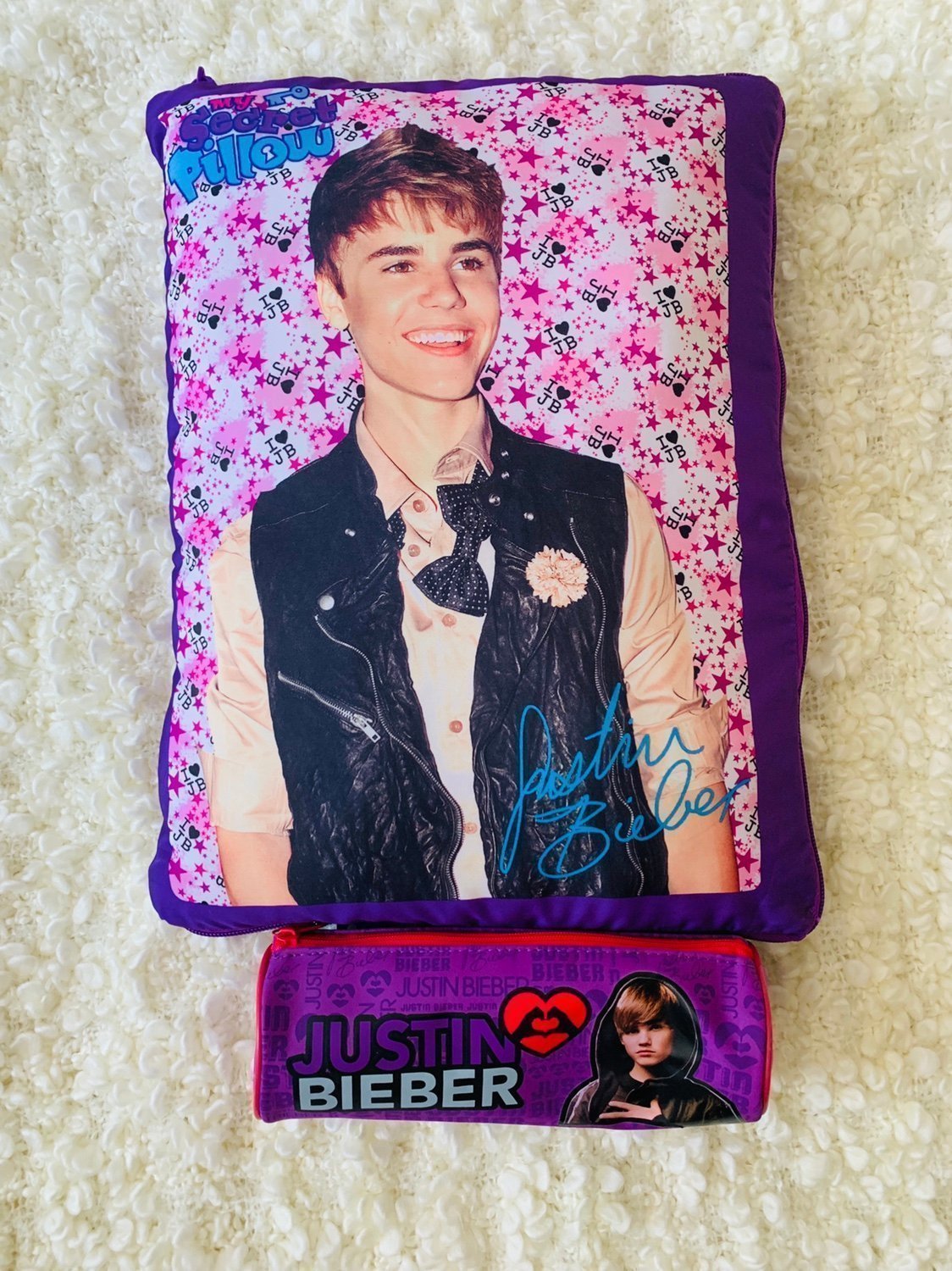 Nytt Justin Bieber My Secret Pillow Pennskrin 384838638 ᐈ Kop