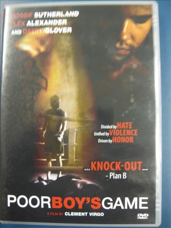POOR BOYS GAME - ROSSIF SUTHERLAND, DANNY GLOVER - dvd