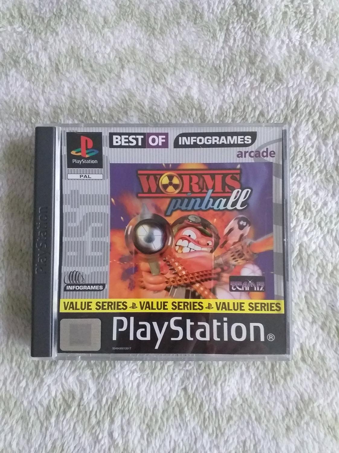 Worms Pinball Sur Sony PlayStation 1 – PS1 – Comme Neuf – Version Française PAL