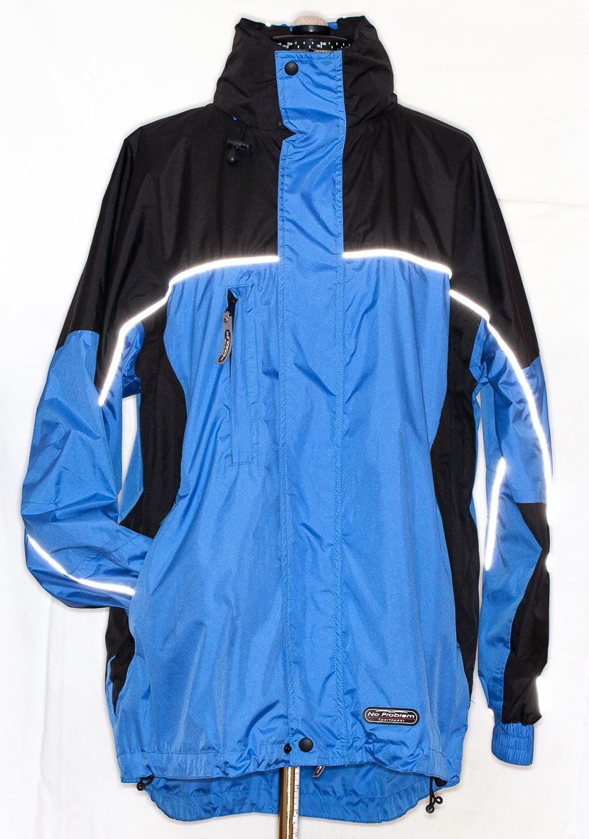 Blå Vindjacka skaljacka NO PROBLEM Sportswear stl S-M