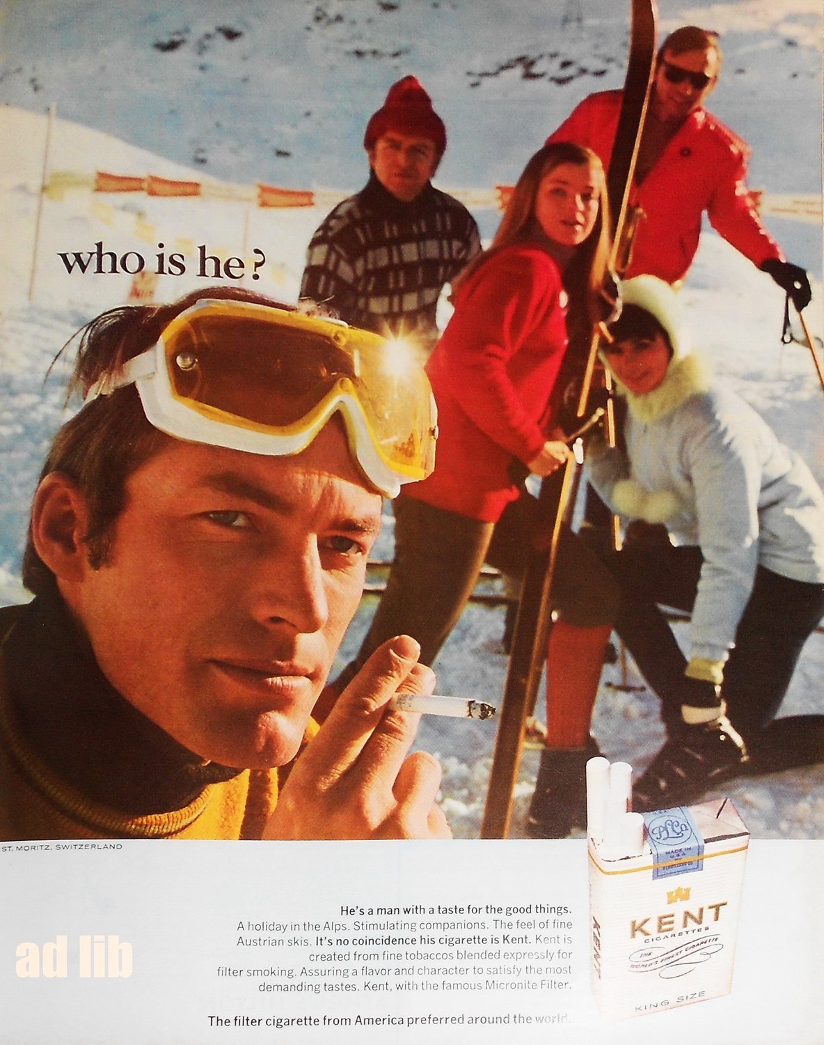 KENT CIGARETTES - KENT WHO IS HE?, REKLAM TIDNI.. | Köp på Tradera ...