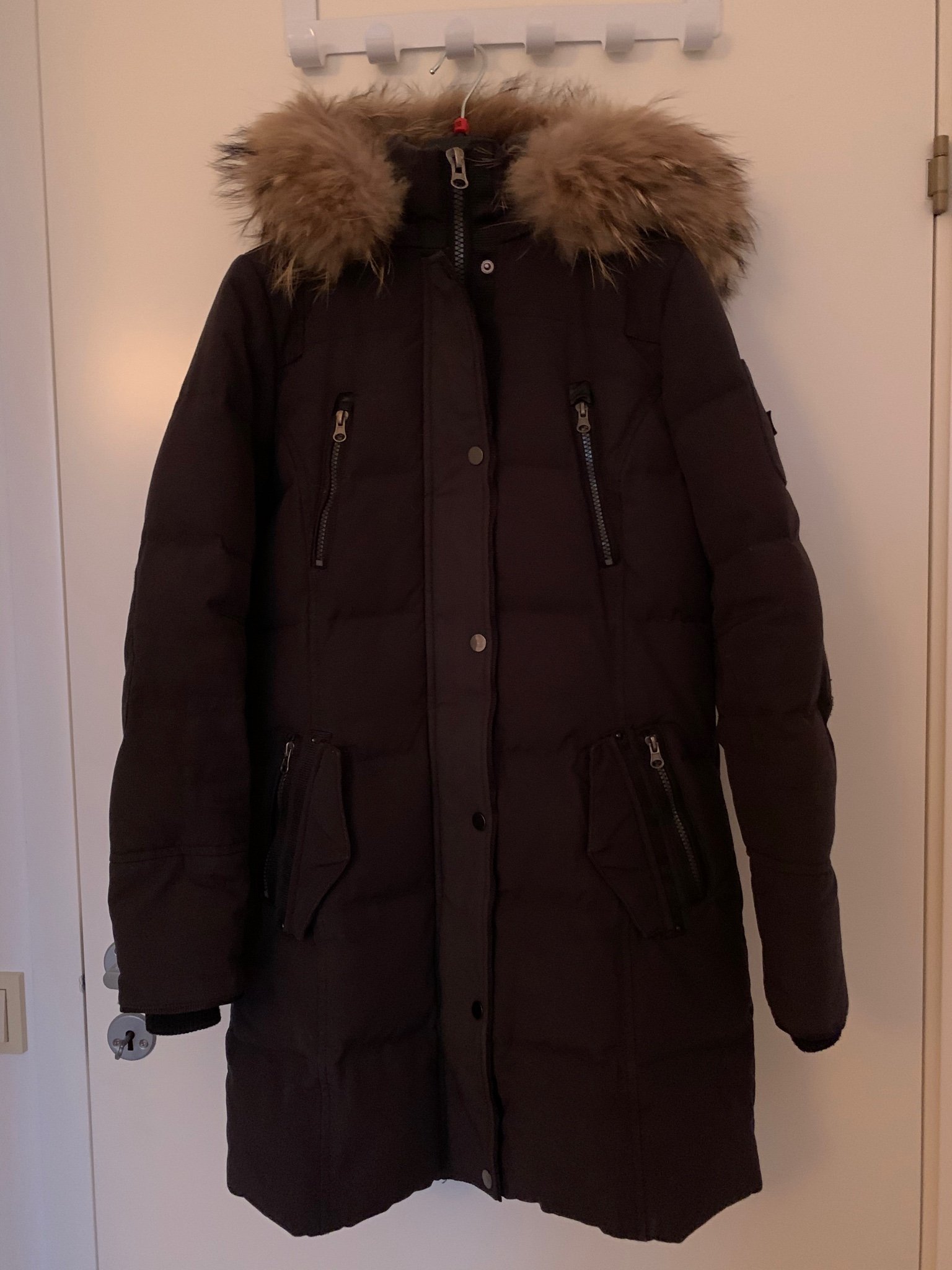 Vinter Jacka Med äkta Päls Vinter Jacka Med äkta Päls