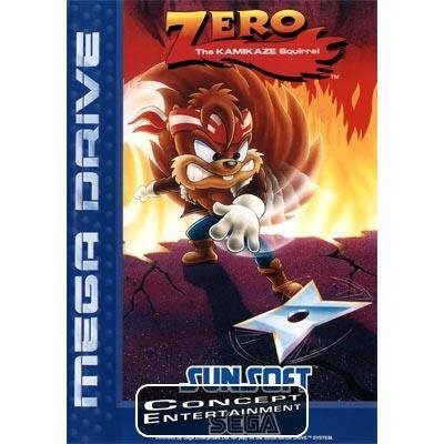 ZERO THE KAMIKAZE SQUIRREL (komplett -) till Sega Mega Drive