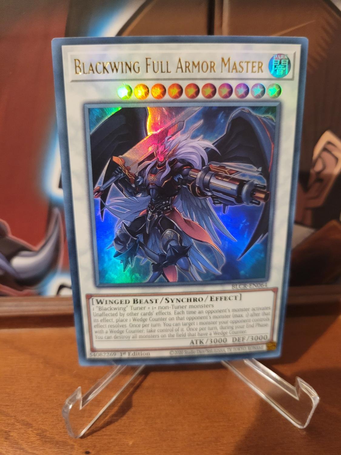 Yu-Gi-Oh! Carta Blackwing Armor Master | GLD3-EN038 | Ultra Rara Edizione Limitata