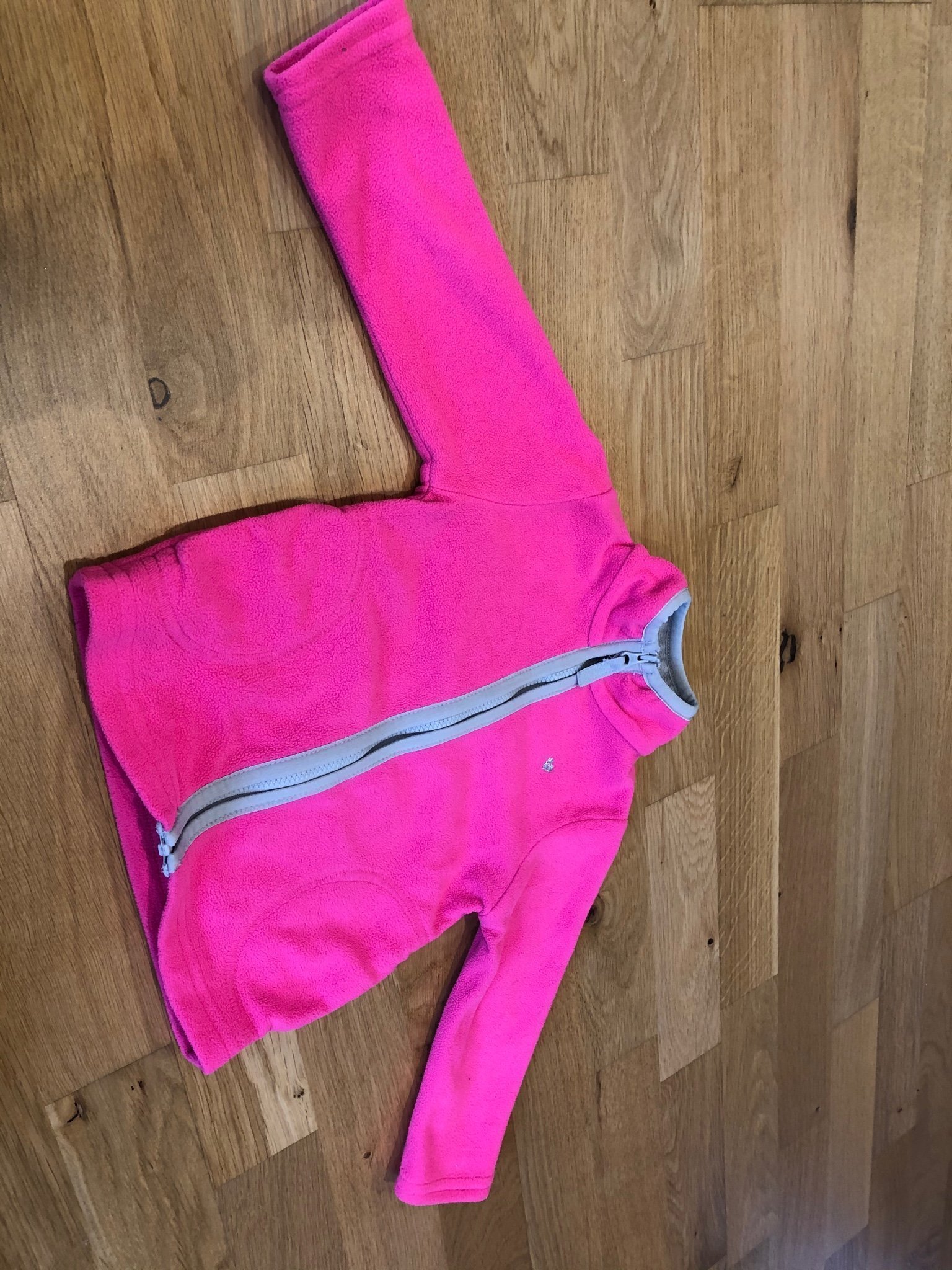 Cerise rosa fleece jacka från carters