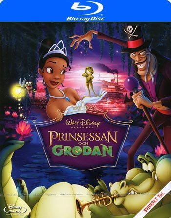 Disney Klassiker 49 - Prinsessan och Grodan (Blu-ray) inplastad