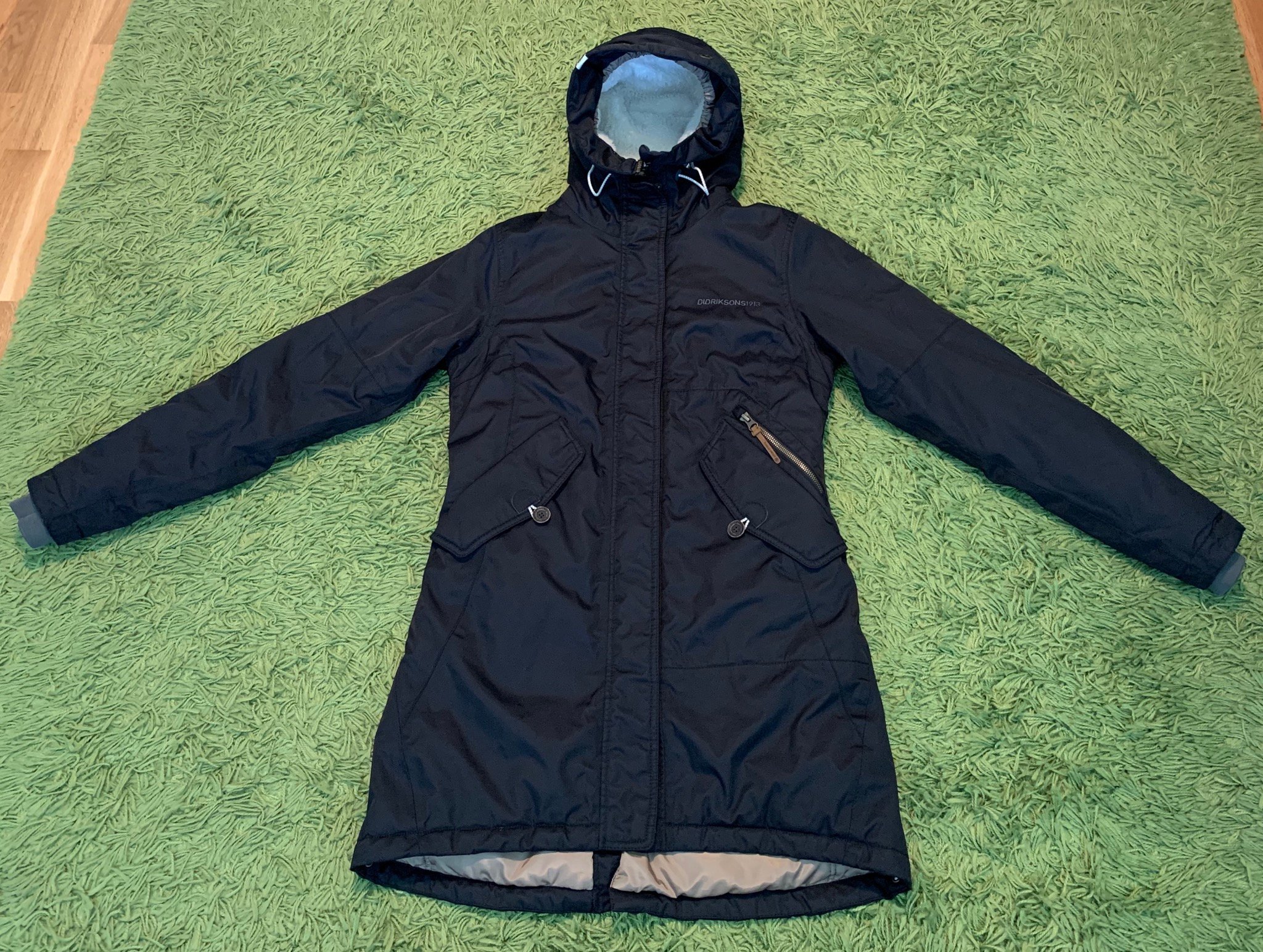 Didriksons Greta vinterjacka i strl 36, svart, Storm system, parkas, wns parka Didriksons Greta vinterjacka i strl 36, svart, Storm system, parkas, wns parka