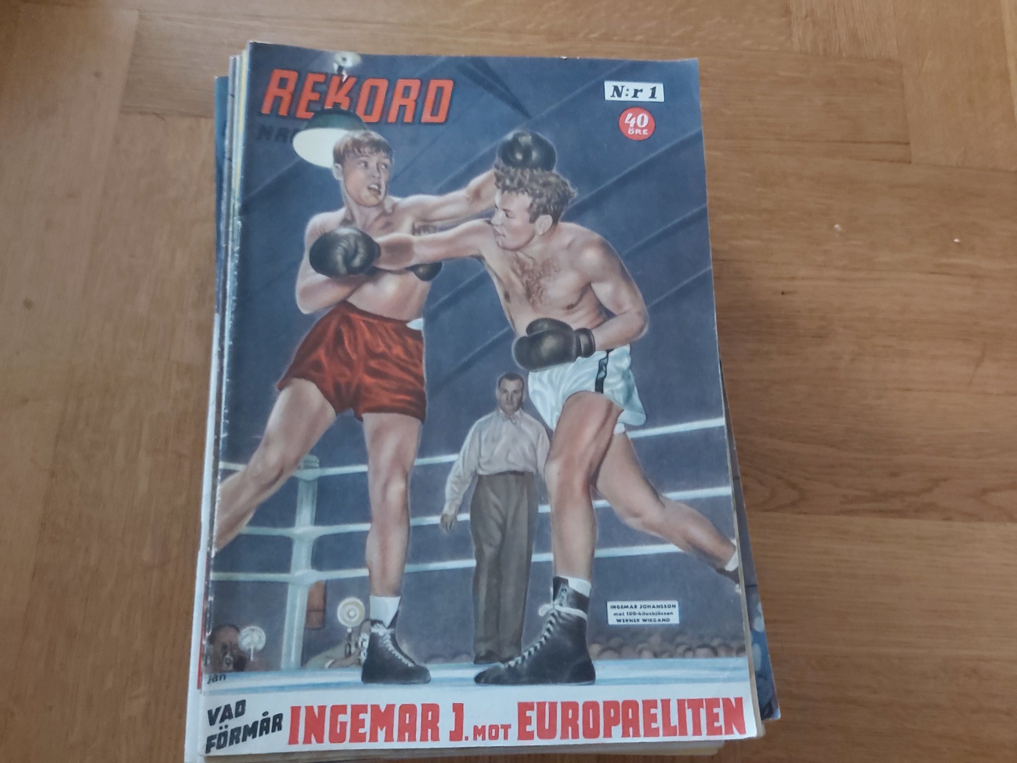 REKORDMAGASINET 1955 KOMPLETT ÅRGÅNG MED ALLA NR OCH BILDER TIDNINGEN REKORD