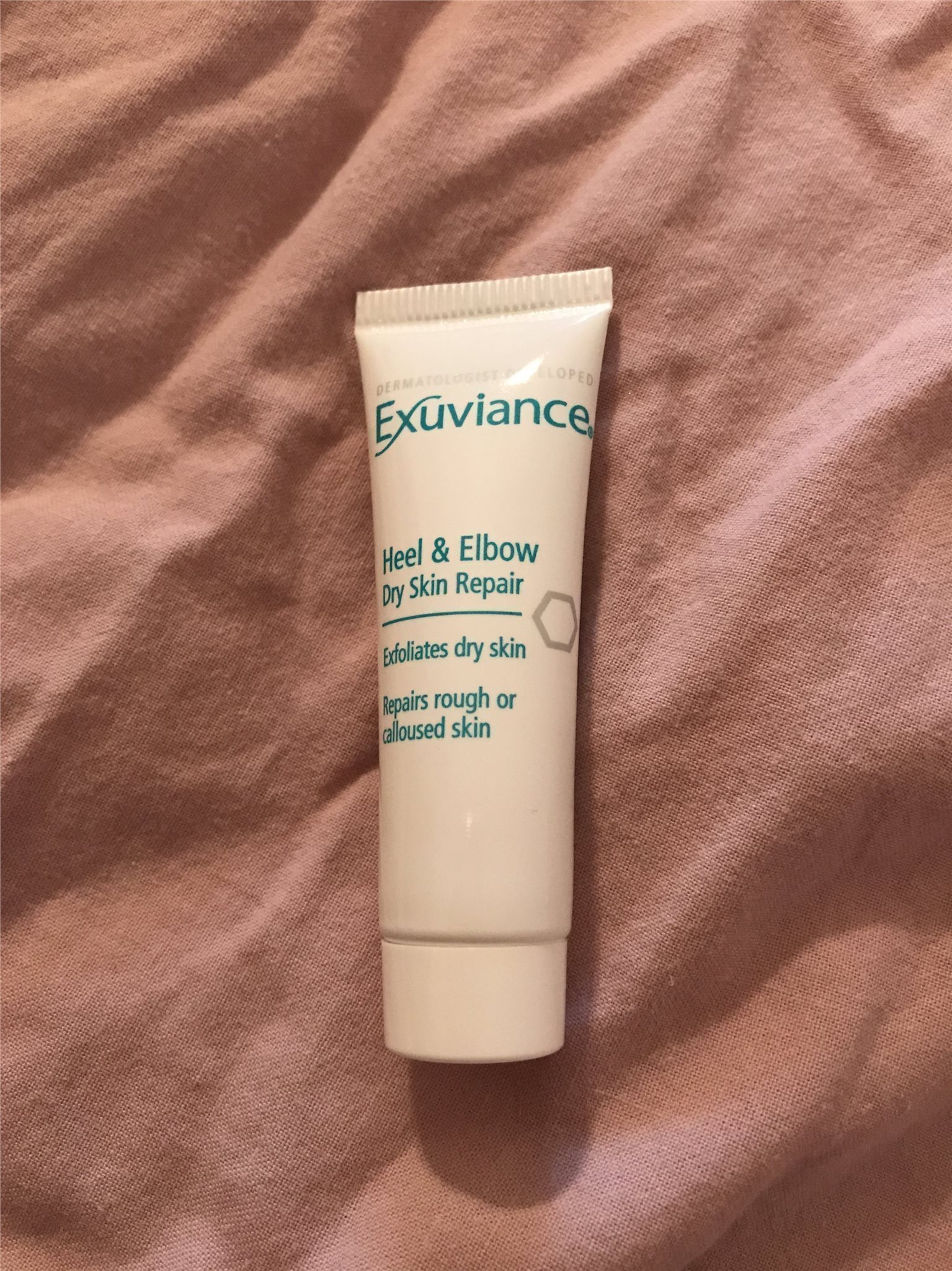 exuviance heel and elbow
