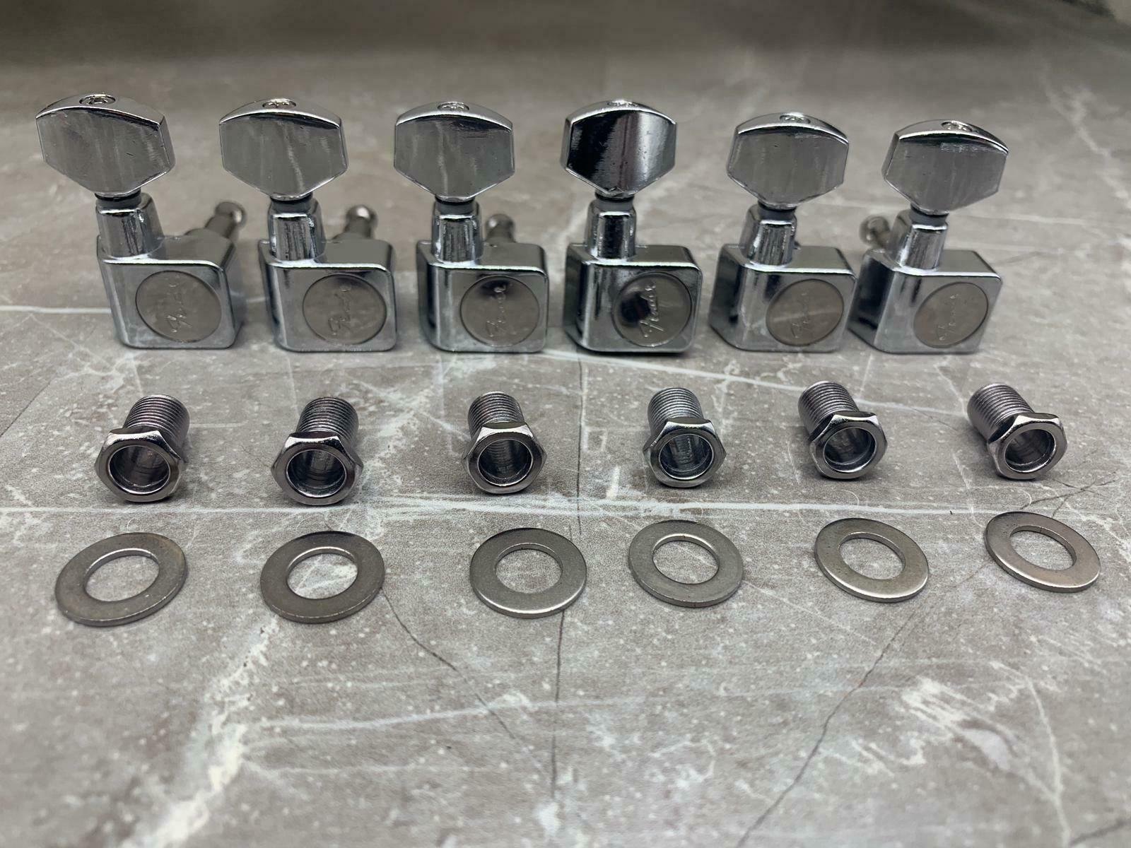 Fender Strat/Tele LOCKING TUNERS Chrome Two Pin.. (406608207) ᐈ Köp på