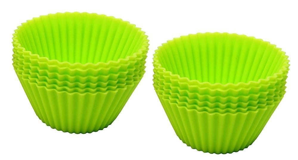 Gör cupcakes muffinsform 96 stycken grön