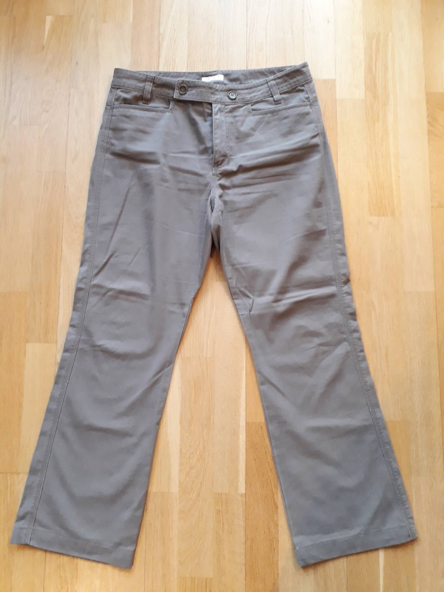 DAM Beigebruna långbyxor, Storlek 30, Medium, M, Jackpot, märkesbyxor brun beige