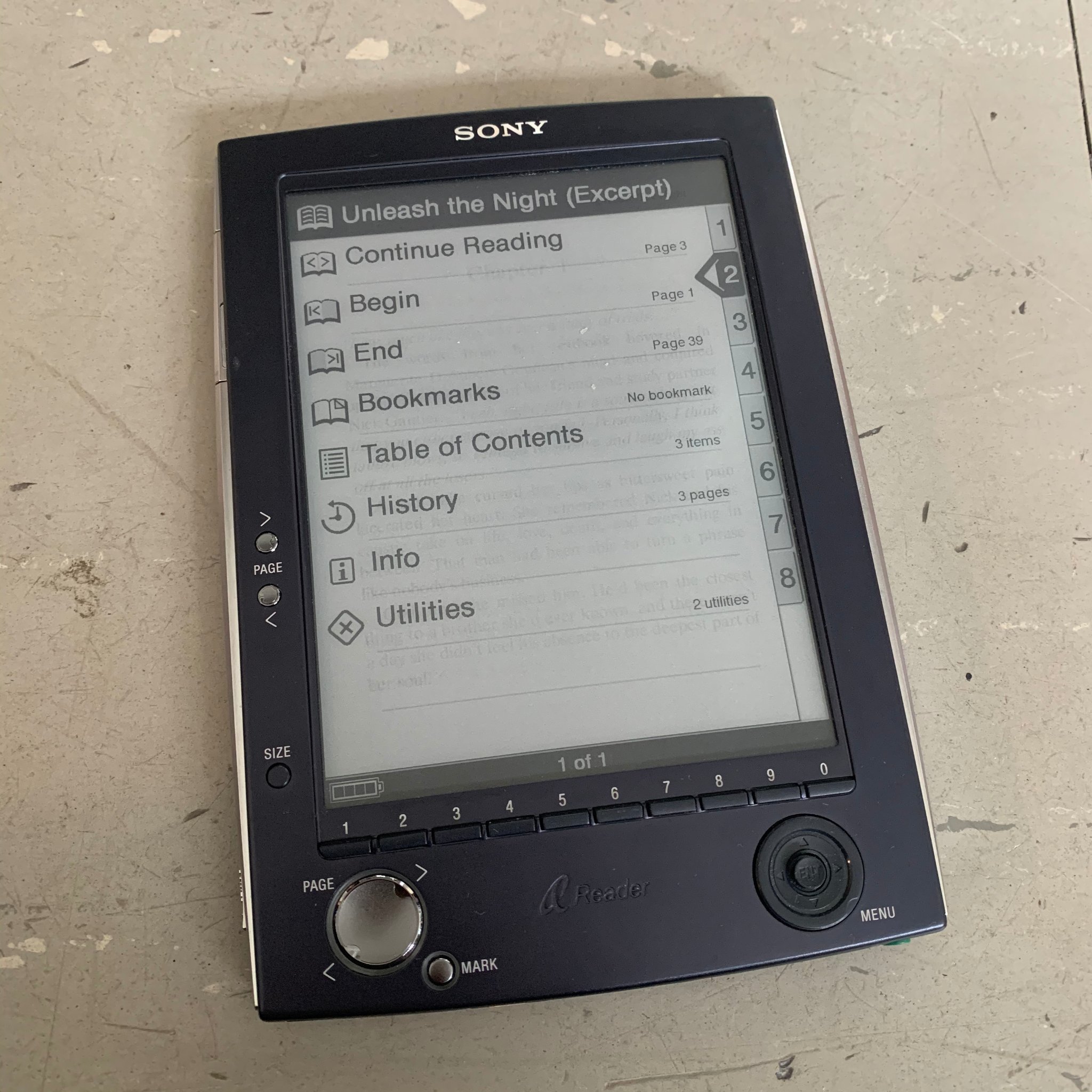 Sony PRS500 EReader (417798295) ᐈ Köp på Tradera
