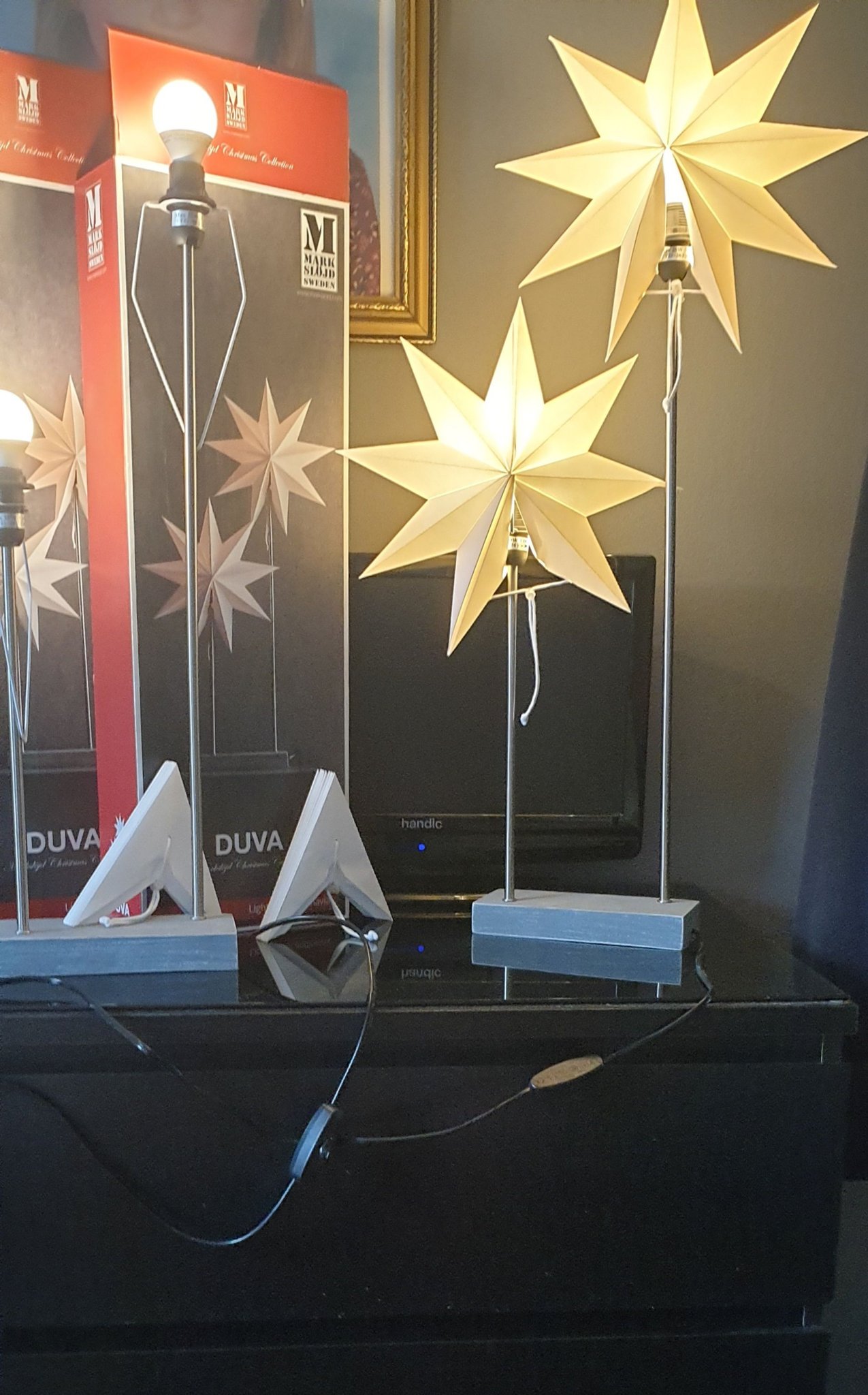 Markslöjd jul advent julstjärna byrå fönster Köp på Tradera (558441210)