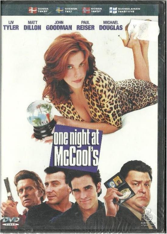 ONE NIGHT AT MC COOLS -MICHAEL DOUGLAS (INPLASTAT -SVENSKT)