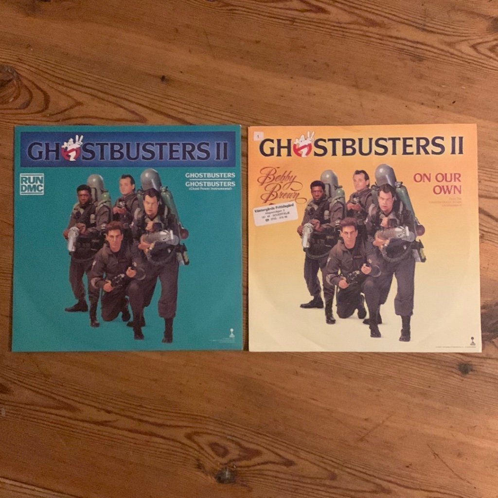 Ghostbusters II 7” x 2 (RUN DMC / Bobby Brown) Köp på Tradera (629449565)