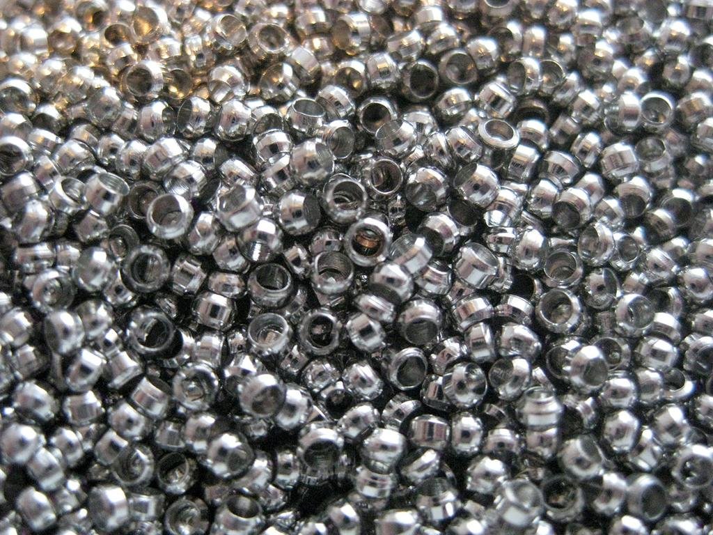 1000 klämpärlor, 2 mm