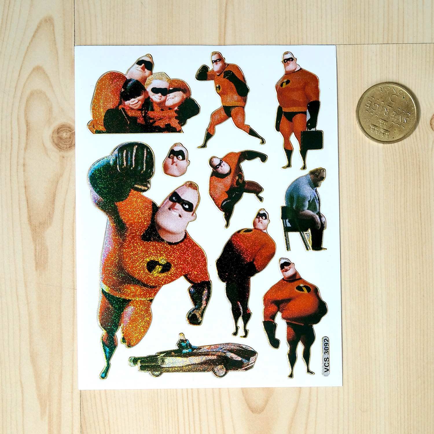 The Incredibles Superhjältarna Stickers Klistermärken Dekal