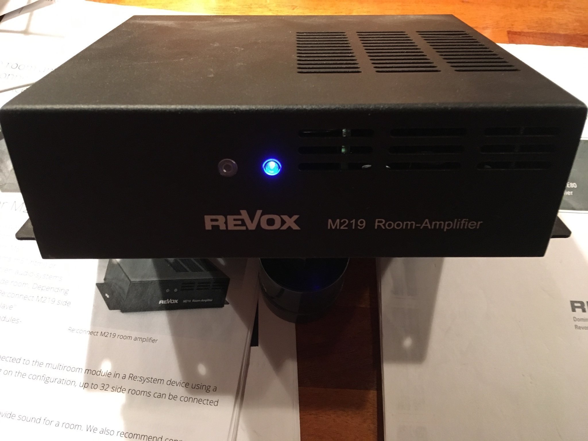 Revox M 219 förstärkare 2x 50watt rumsförstärkare. REA - 500:-