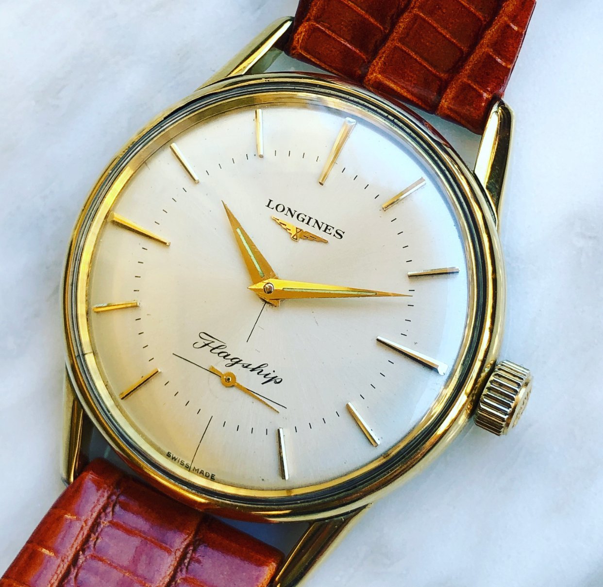 Longines Flagship (405184808) ᐈ VintageWatch på Tradera