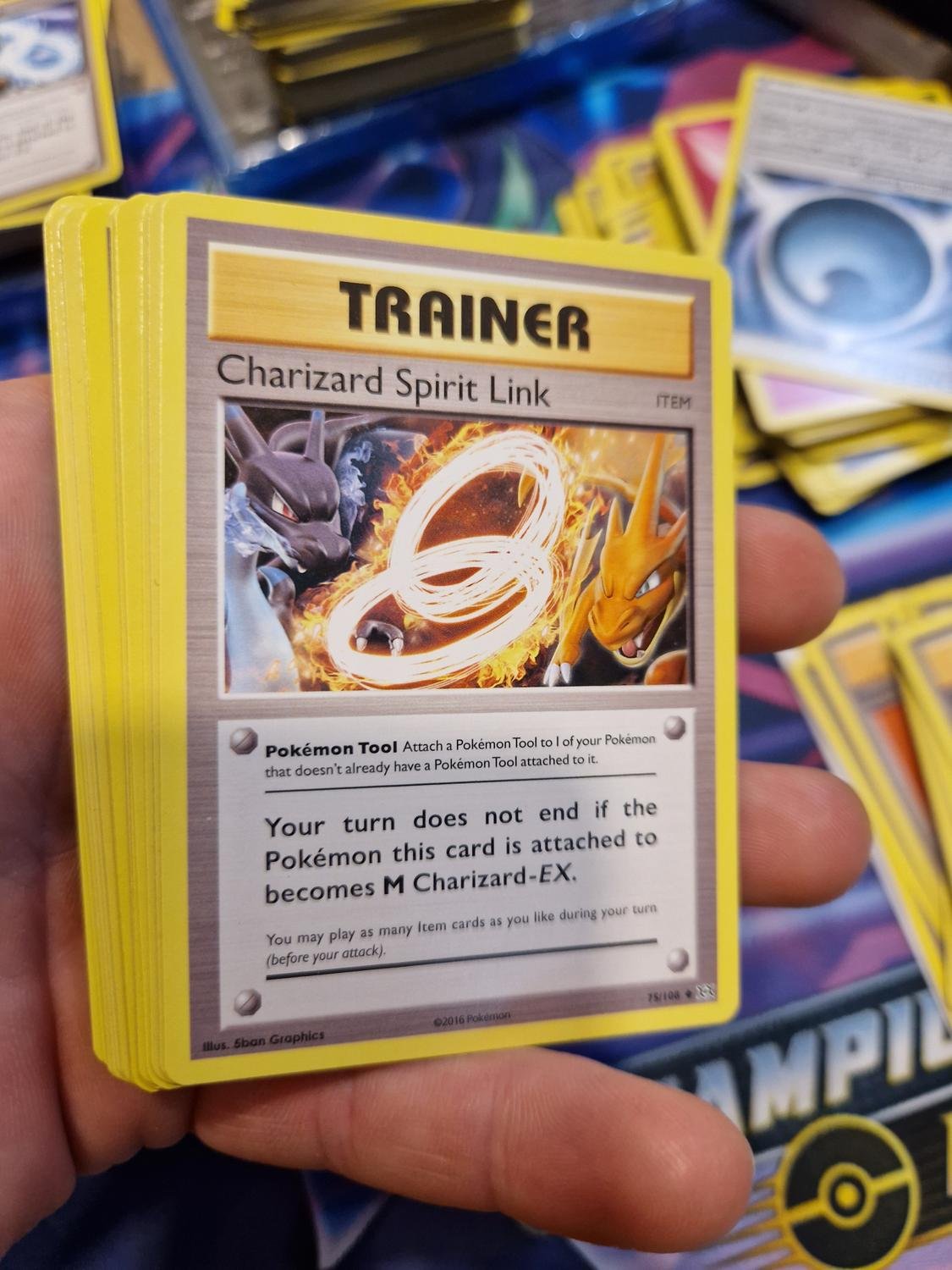 Charizard Spirit Link - 75/108 - Uncommon - Pok.. | Kp p Tradera  (608238611)