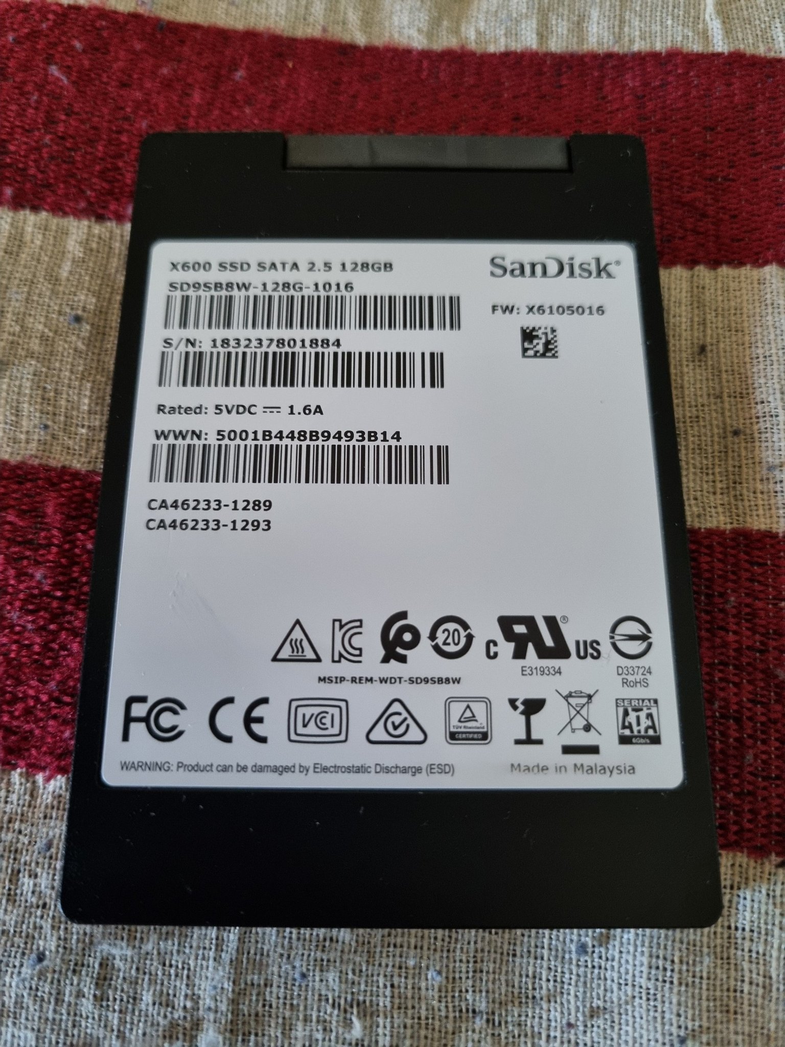 SanDisk X400 SSD SATA 2.5