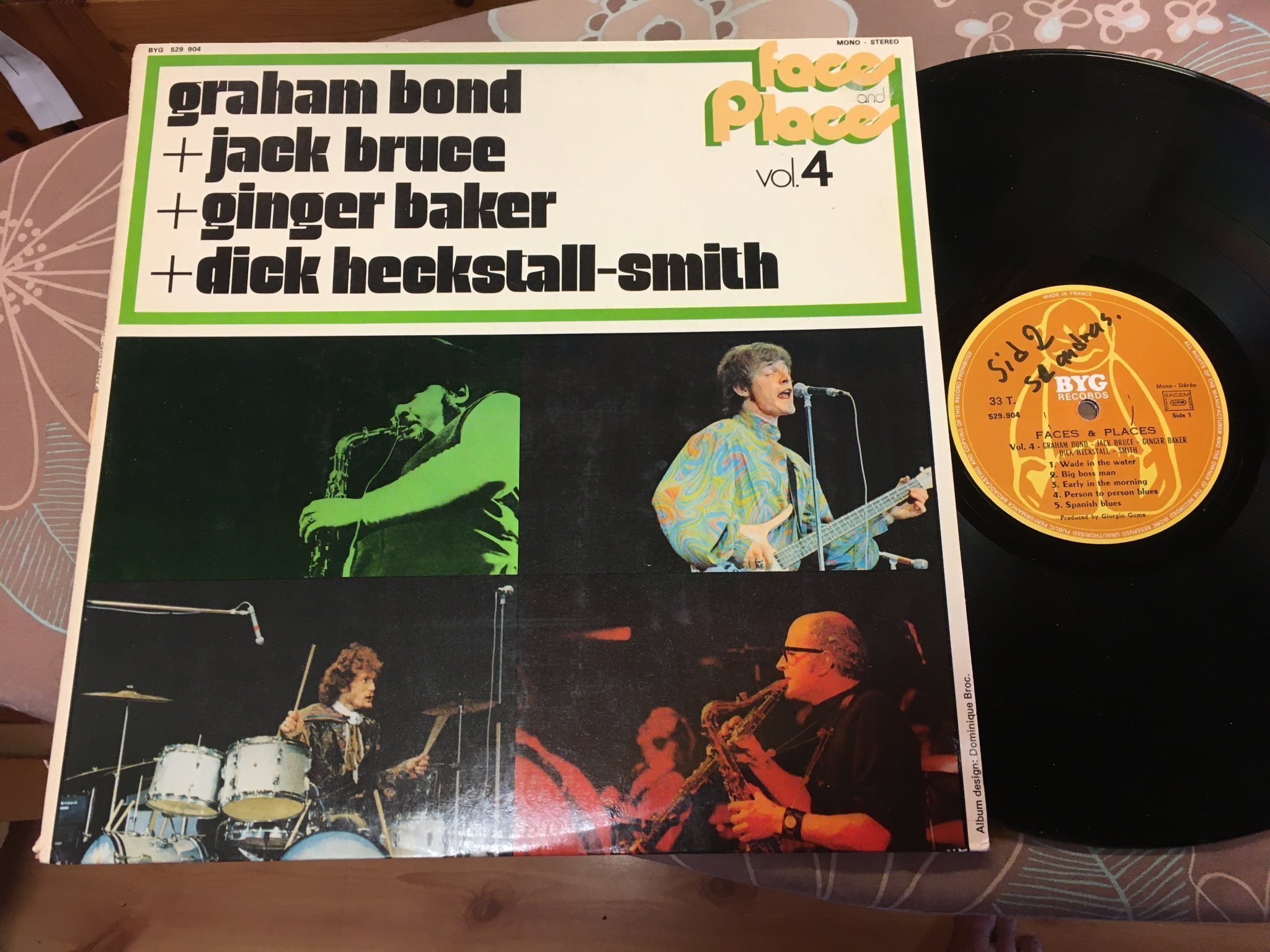 LP GRAHAM BOND+JACK BRUCE+GINGER BAKER! "VOL4" .. (404863921) ᐈ Köp på