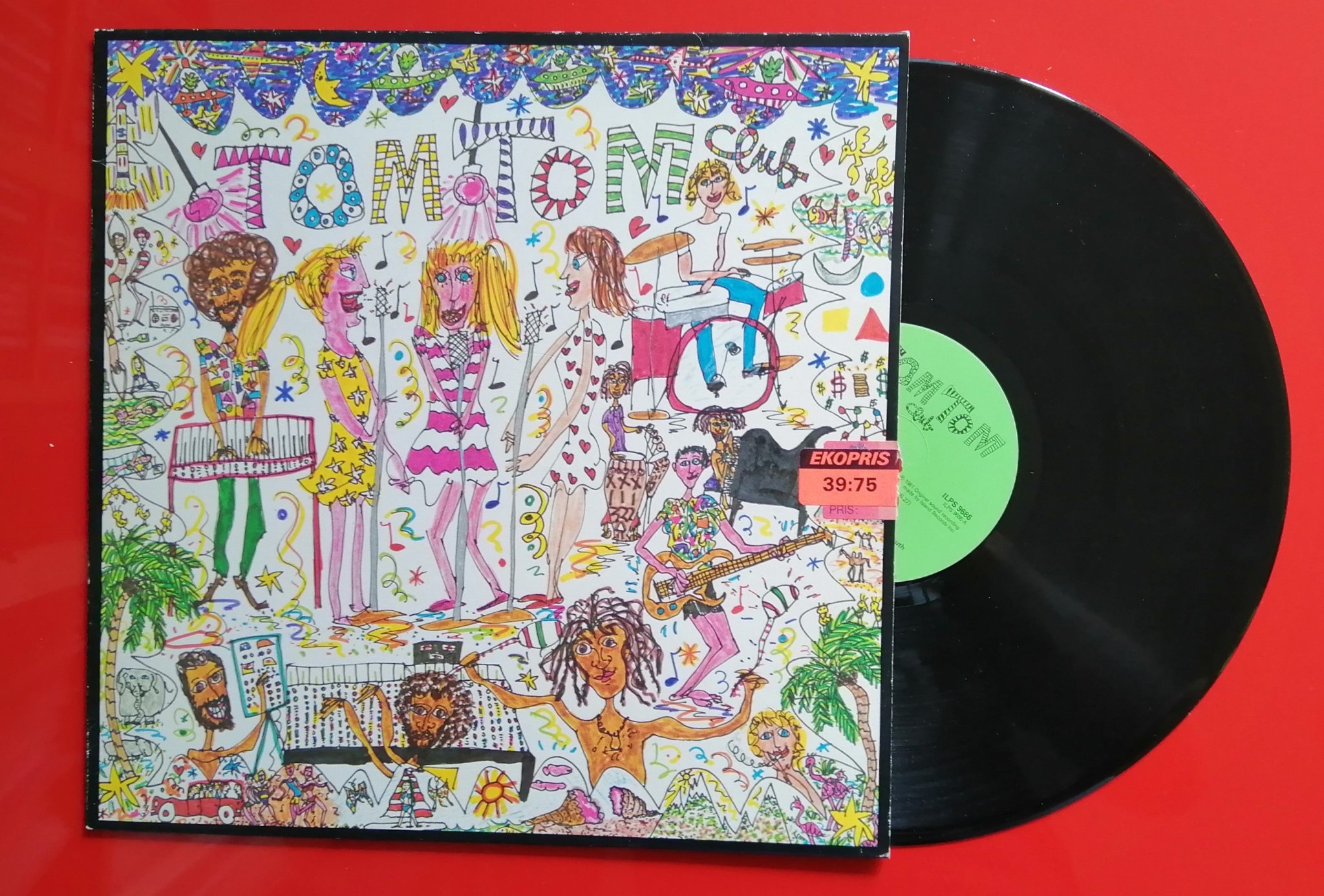 Tom Tom Club S/T 1981 vinyl LP UK original (Tal.. (405979299) ᐈ Köp på
