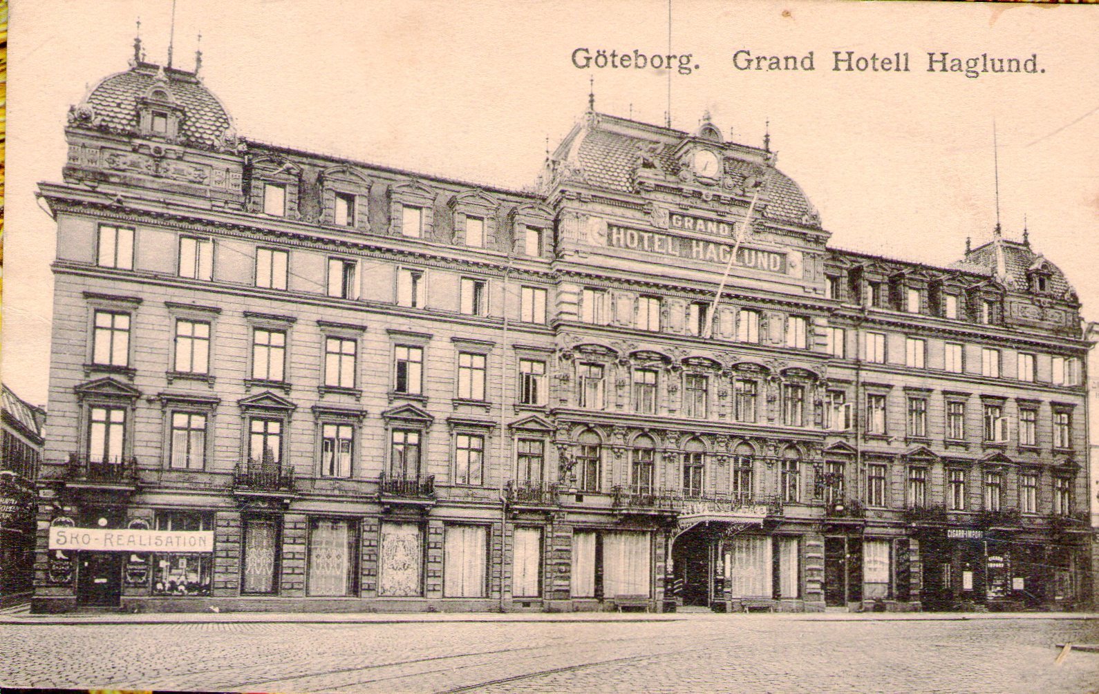GÃteborg grand hotel haglund poststämplat 1918. bra skick! pÃ¥
