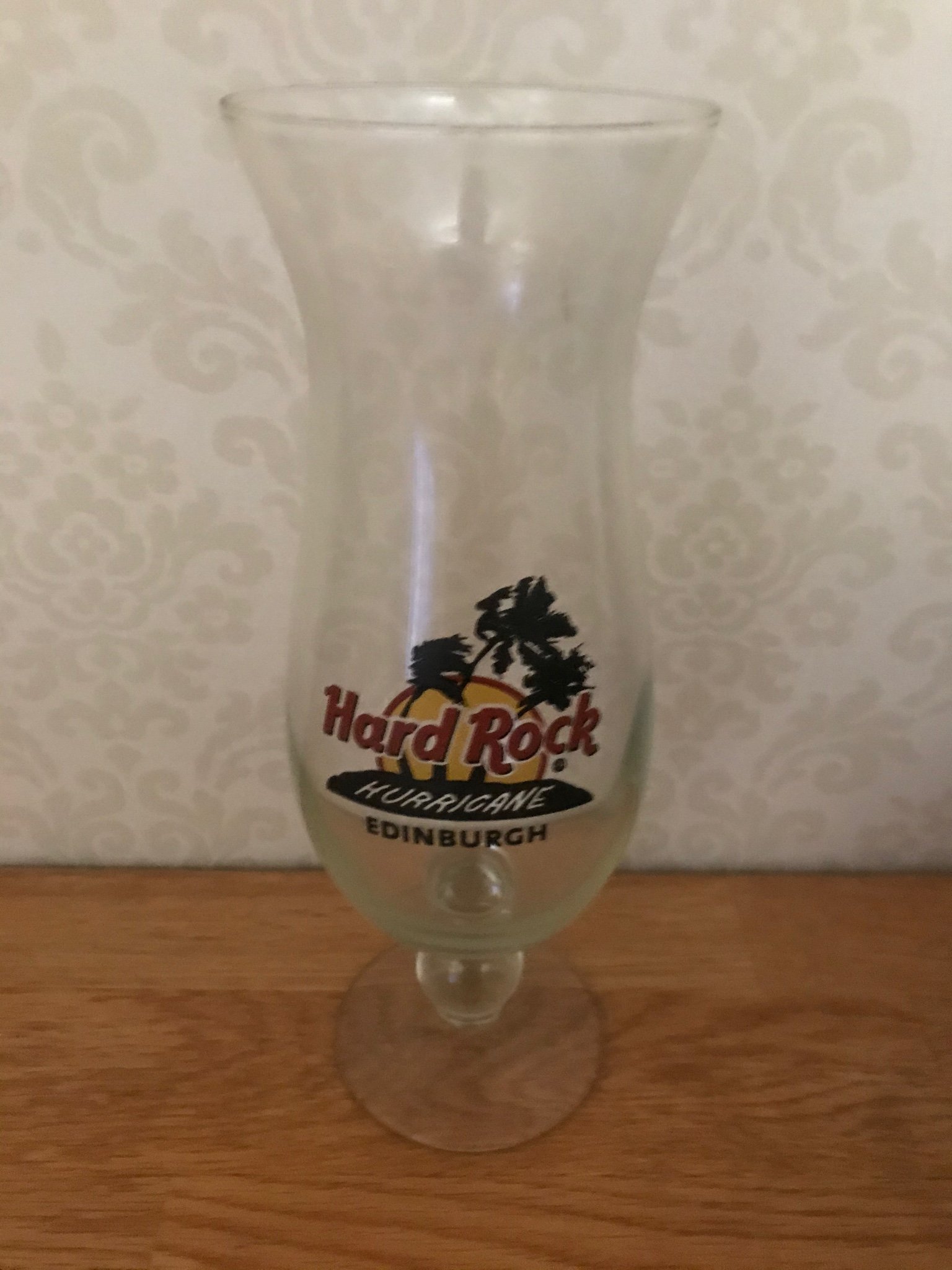 Hard Rock café Hurricane glas Edingburgh
