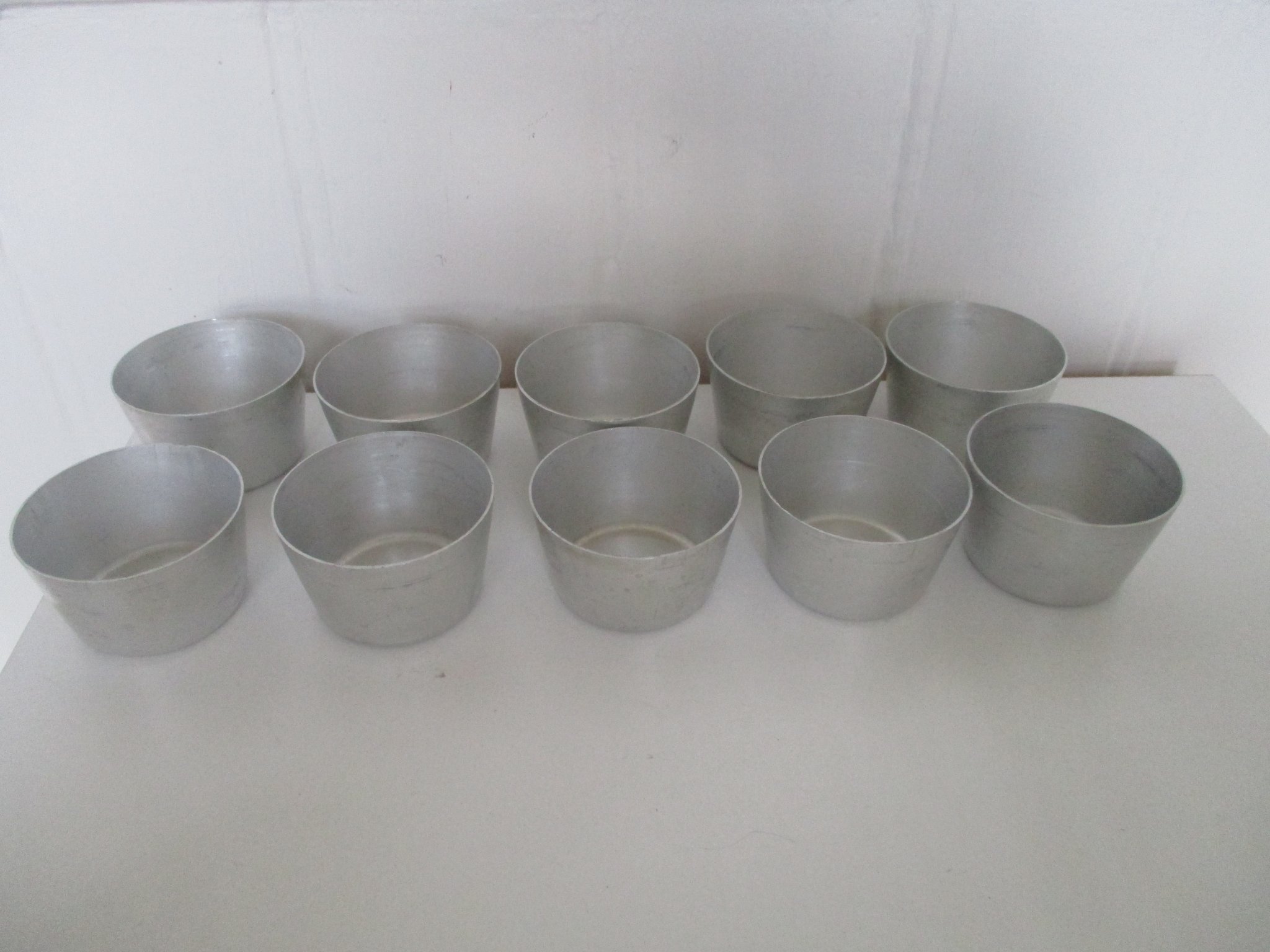 10 Bakformar muffins aluminium aluminiumformar (422338555) ᐈ Köp på Tradera