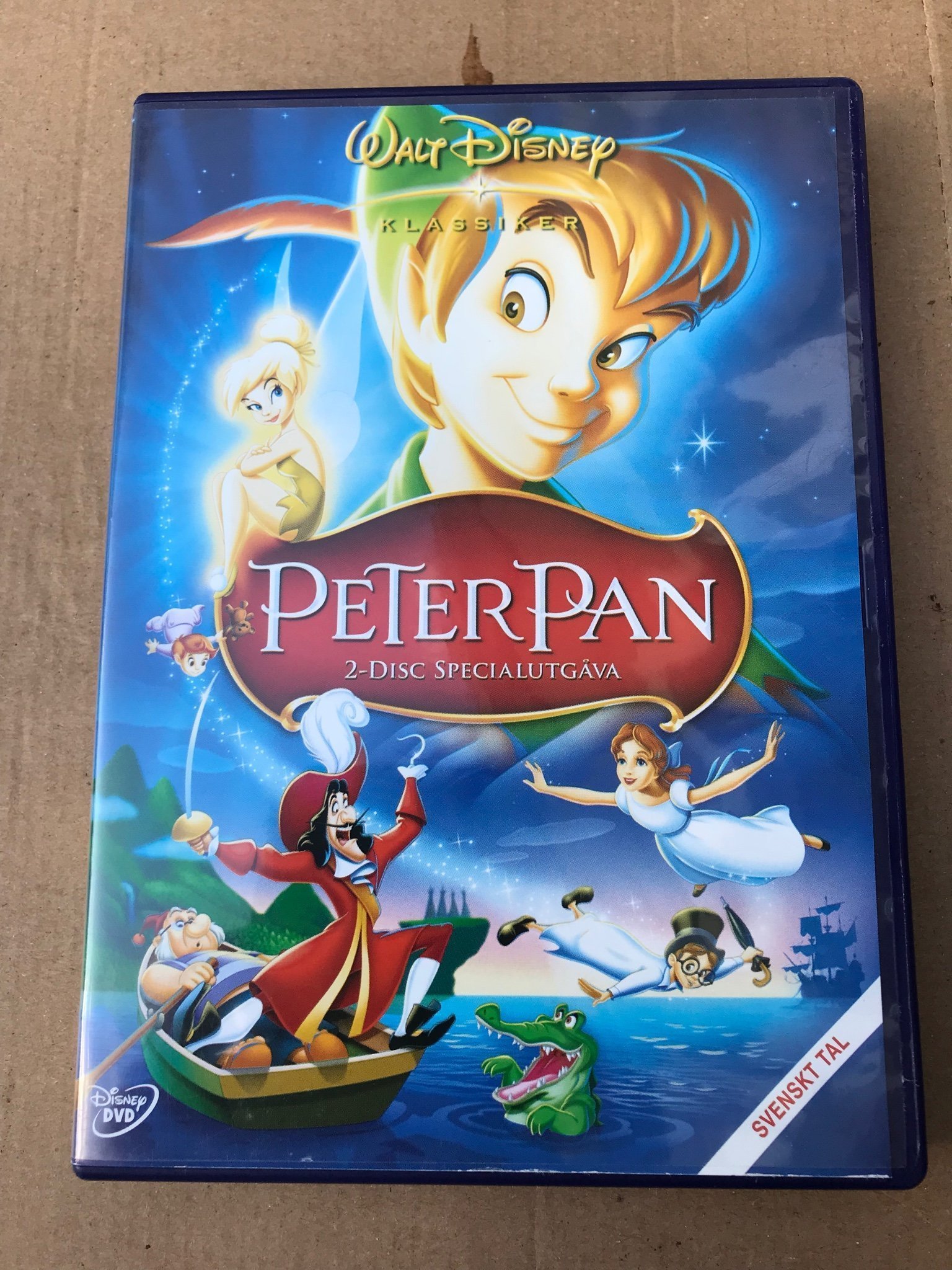 Peter Pan Disneys Klassiker nr14. 2 Disc utgåva Köp på Tradera