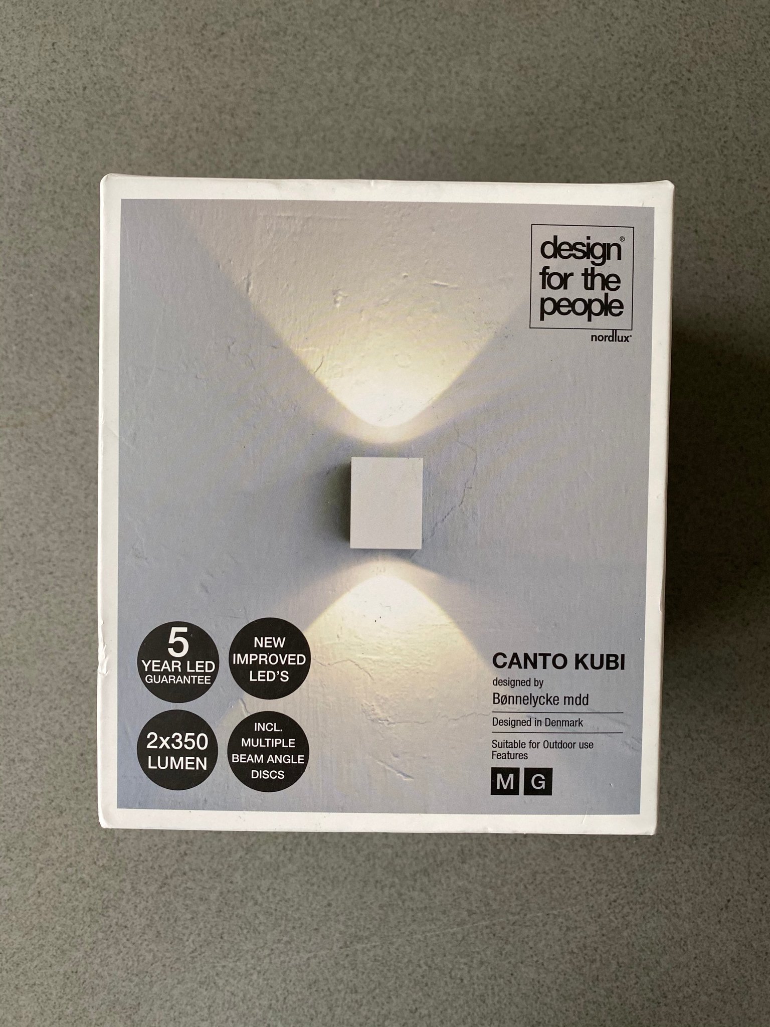 Nordlux Canto Kubi 2 Vägglampa Nordlux Canto Kubi 2 Vägglampa