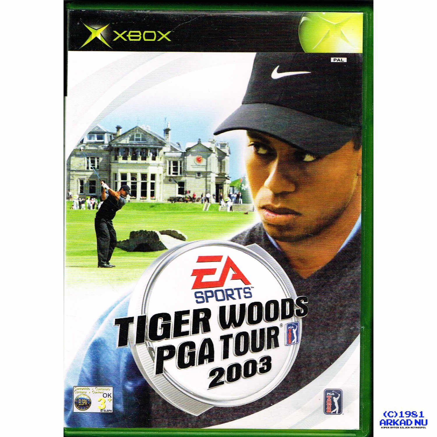 TIGER WOODS PGA TOUR 2003 XBOX (383005799) ᐈ arkadnu på Tradera