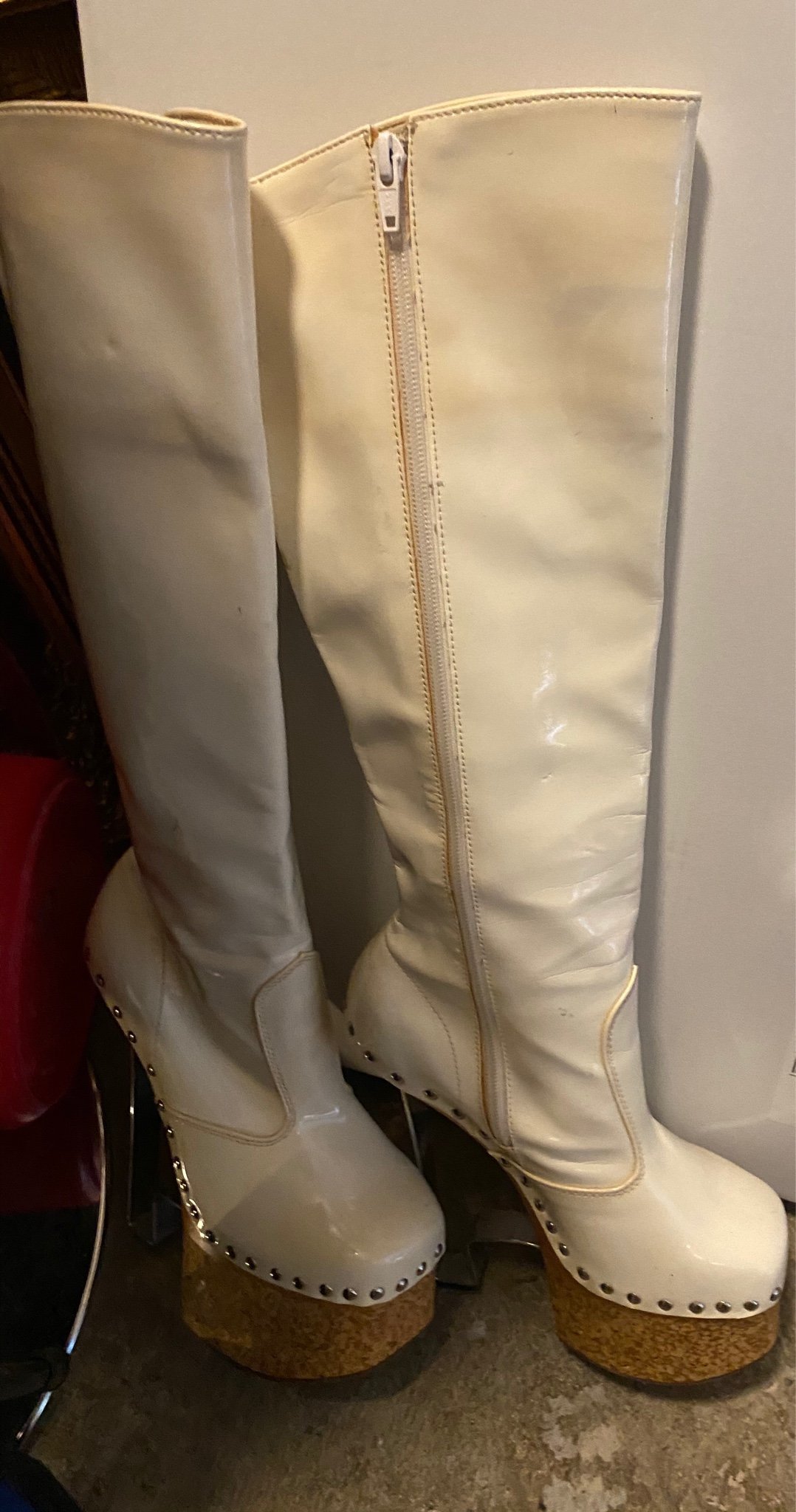 Vintage ABBA stövlar platå36 37 (402429829) ᐈ Köp på Tradera Vintage ABBA stövlar platå36 37 (402429829) ᐈ Köp på Tradera