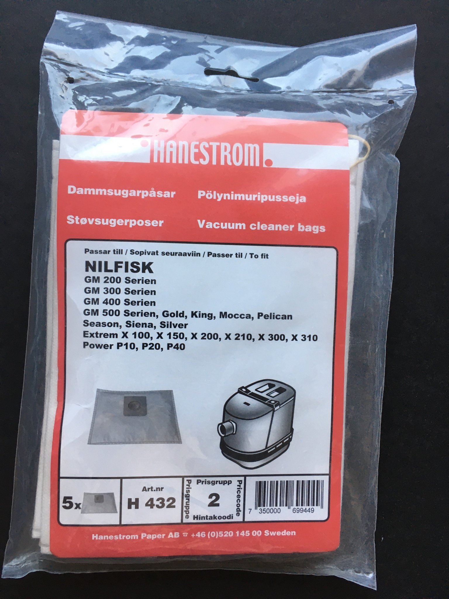 Nilfisk Dammsugarpåsar (397639910) ᐈ Köp på Tradera Dammsugarpåsar för Nilfisk GM King Extreme och Power serien