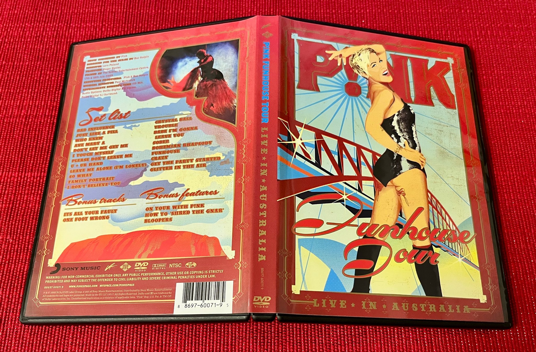 その他 P!nk: Funhouse Tour: Live in Australia [DVD] P!nk: Funhouse Tour: Live in Australia (DVD), Sony BMG