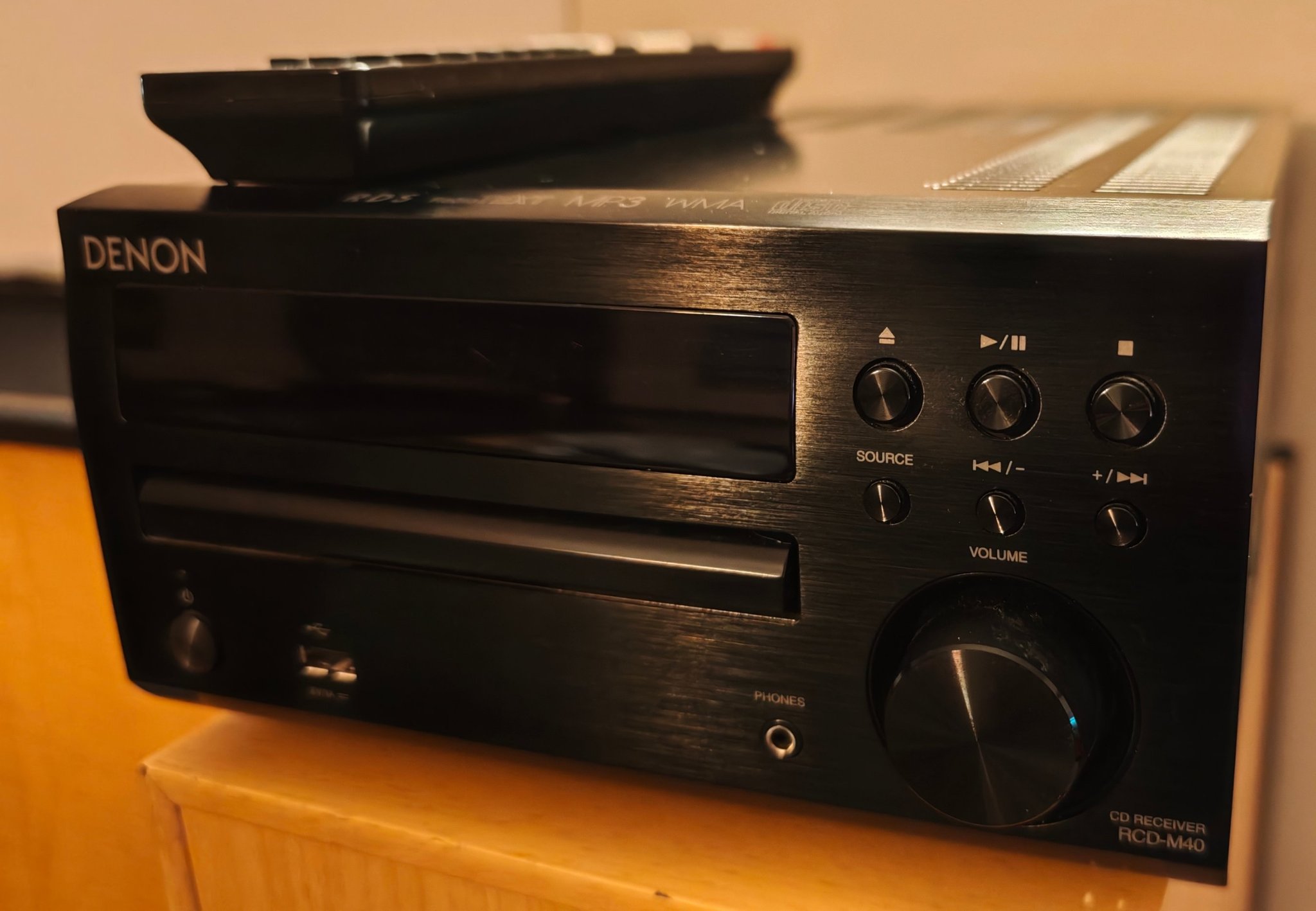 Denon RCD-M40 CD Receiver, svart, utmärkt skick.. | Köp på Tradera