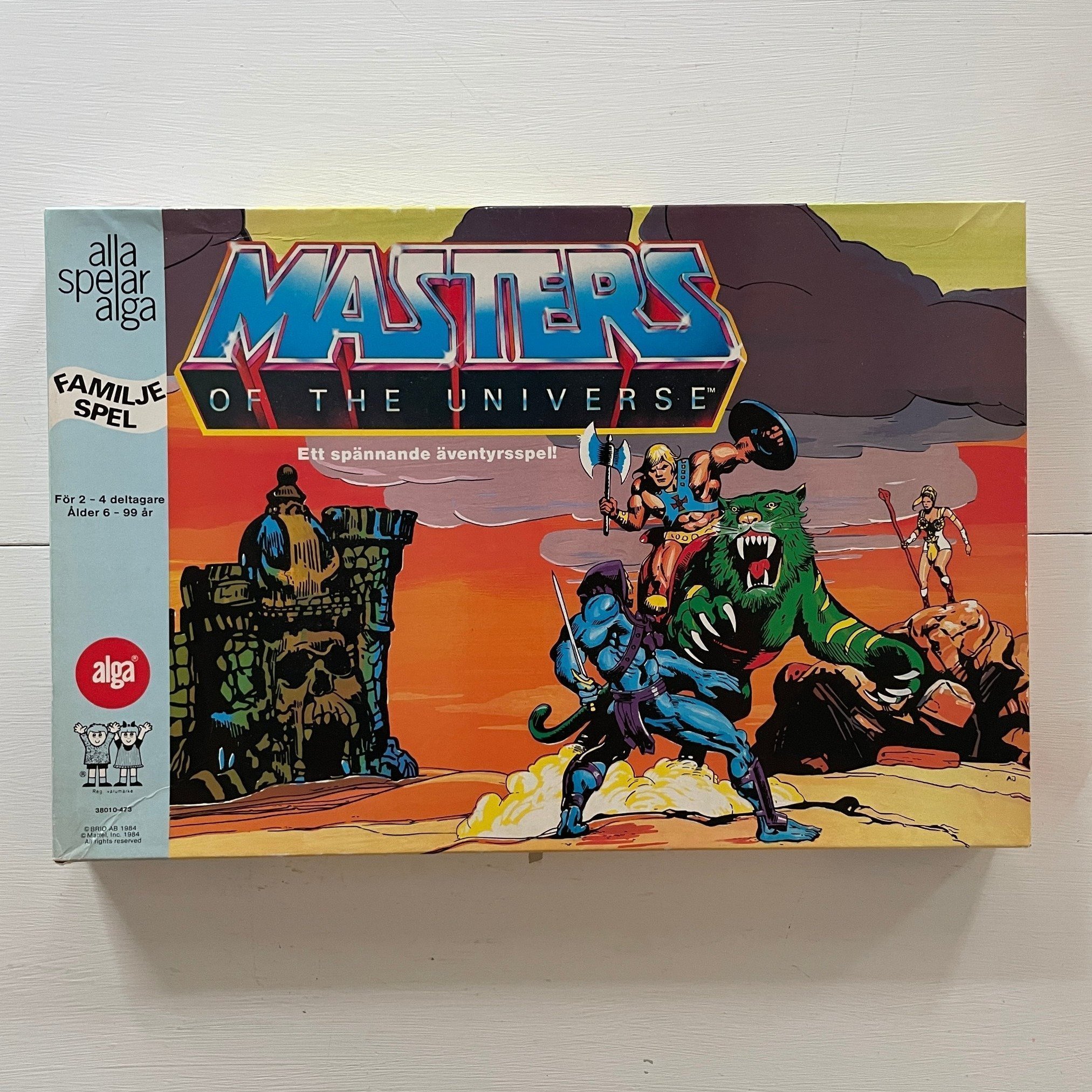 Masters of the Universe – Brädspel Alga 1984 • Komplett • He-Man • Retro
