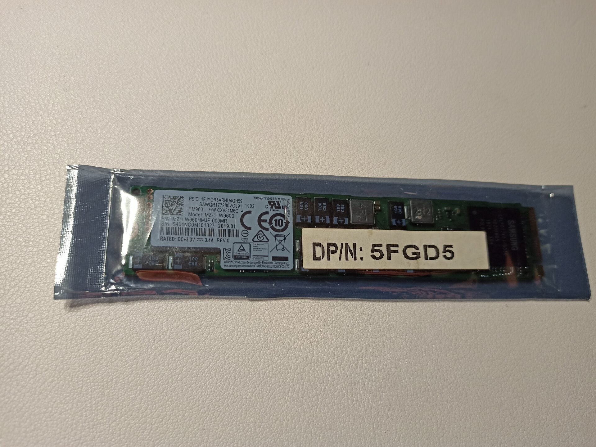 Samsung PM963 960GB Enterprise SSD NY Köp på Tradera (699022006)