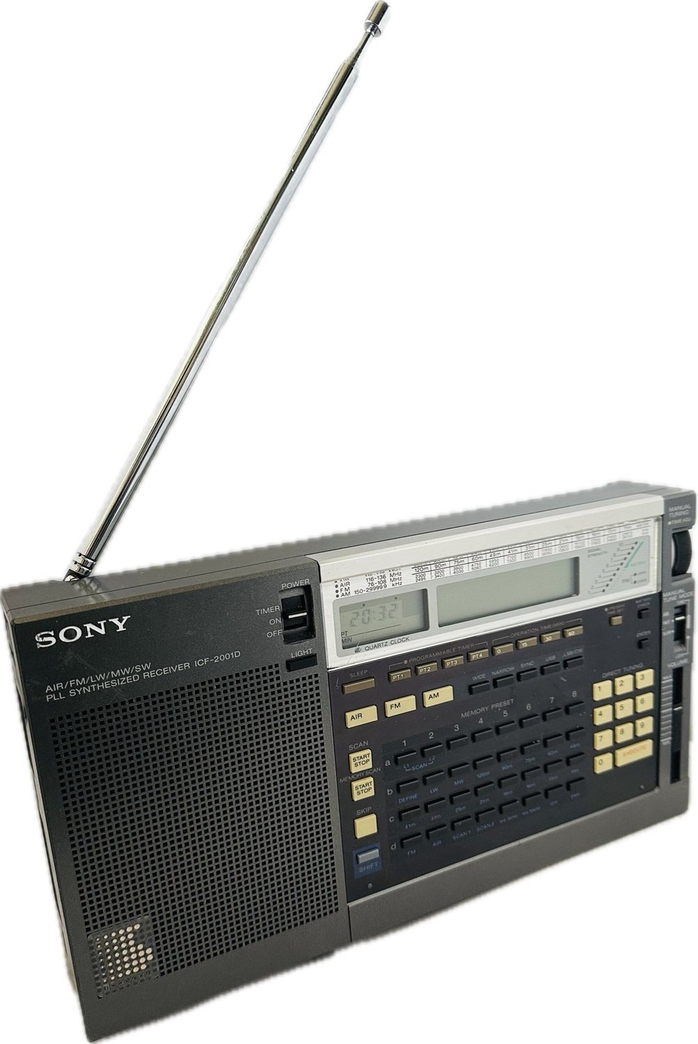 Sony ソニー ICF-2001D FM/LW/MW/SW/AIR シンセサイザーレシーバー ICF