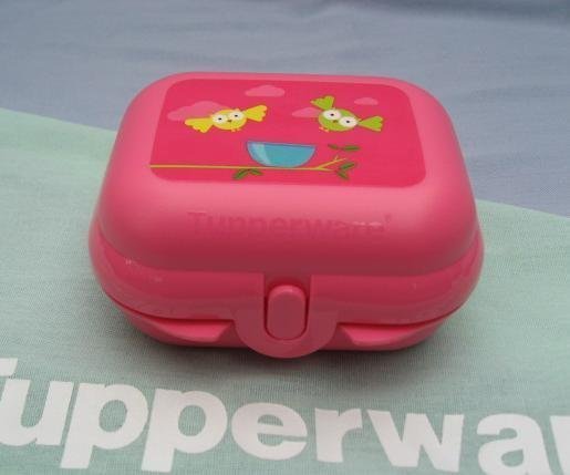 Tupperware Mini Babuska rosa med ugglor ny