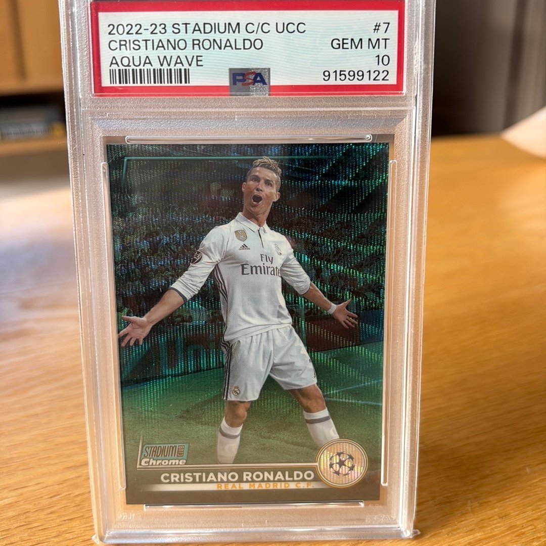 PSA 10 numrerad Cristiano Ronaldo 2022-23 Stadi.. | Köp på Tradera