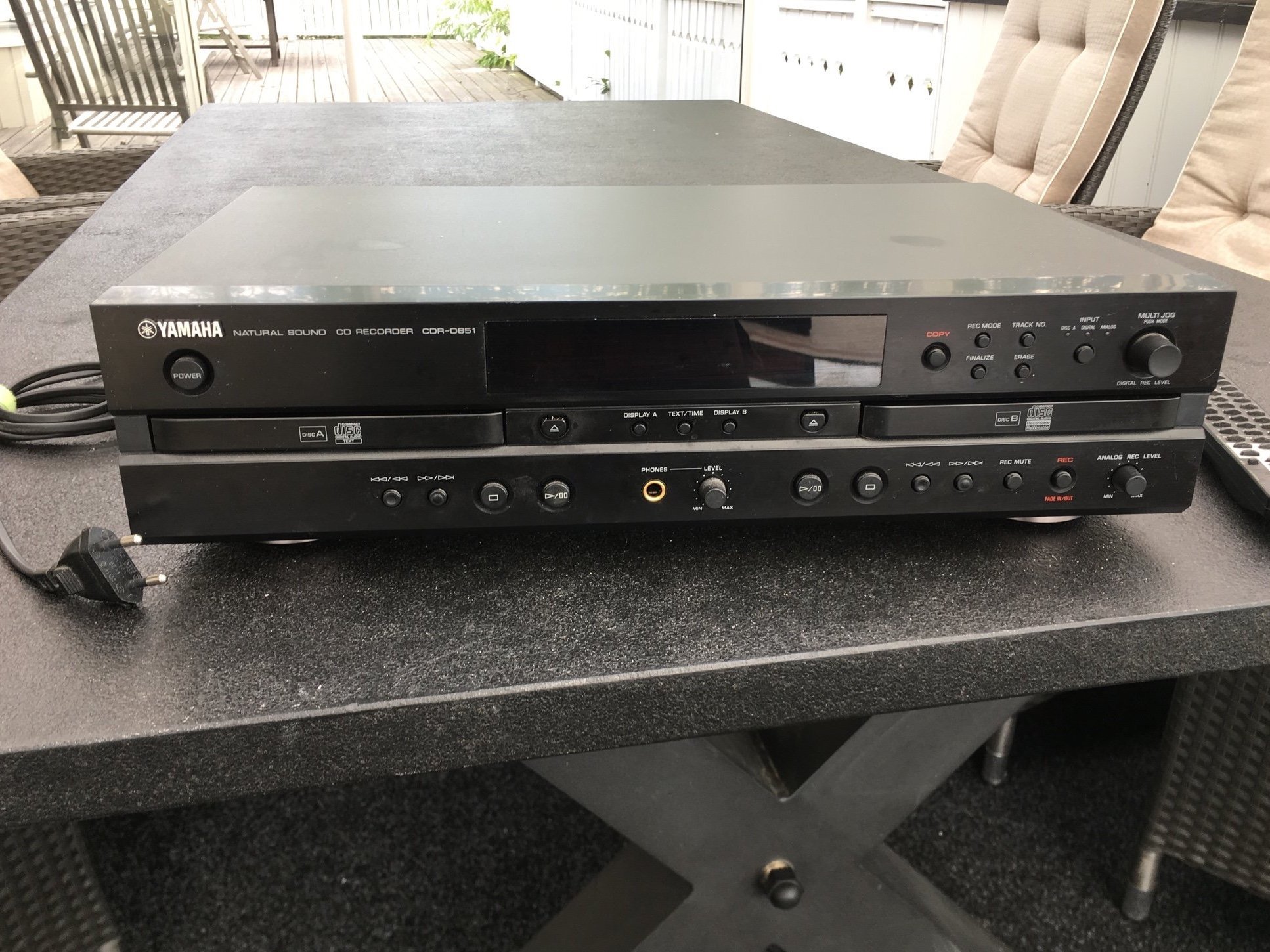 Yamaha CDRD651 dubbelcdbrännare (367614491) ᐈ Köp på Tradera