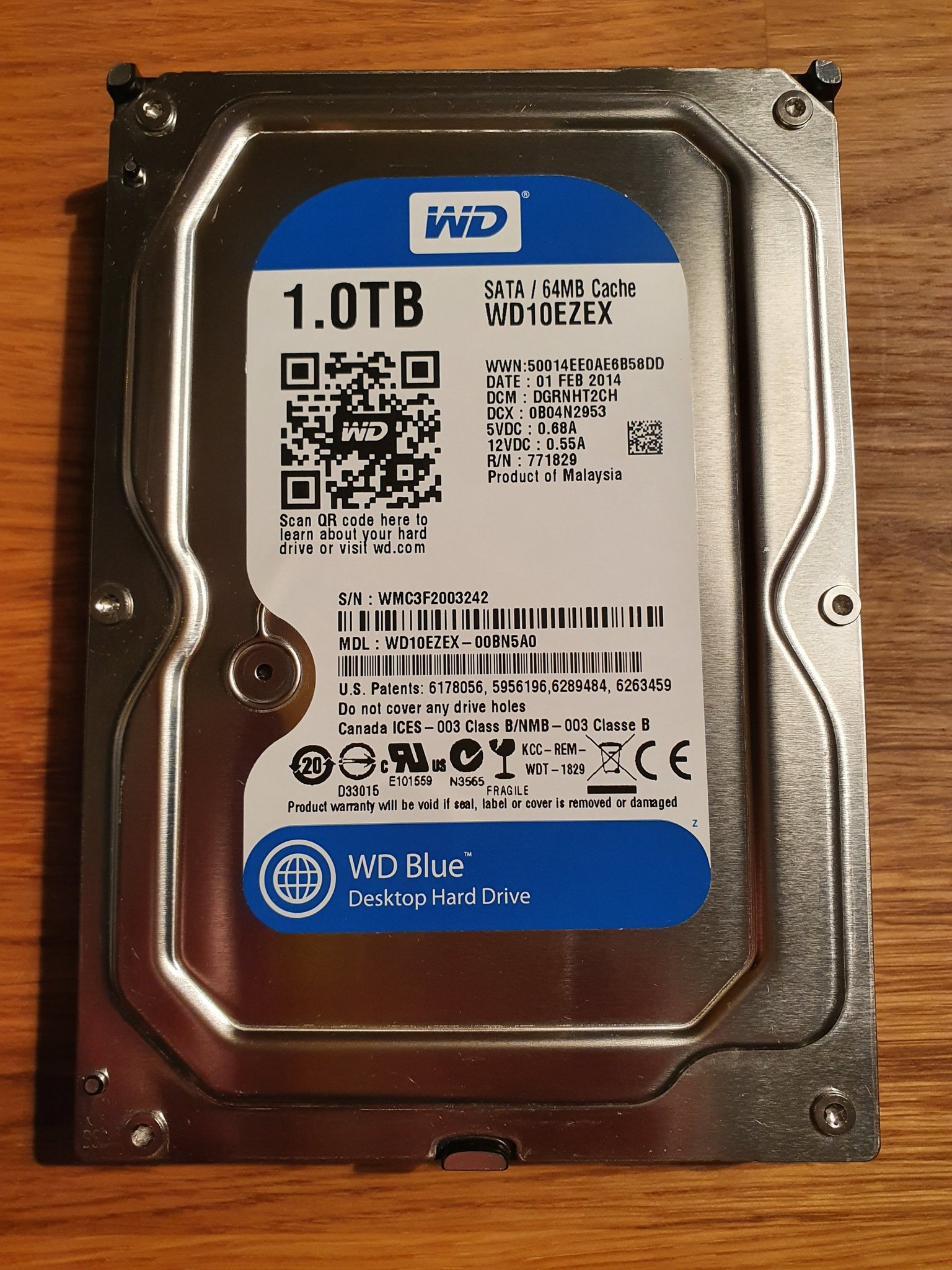 WD Blue 1TB | 7200 RPM (388145636) ᐈ Köp på Tradera
