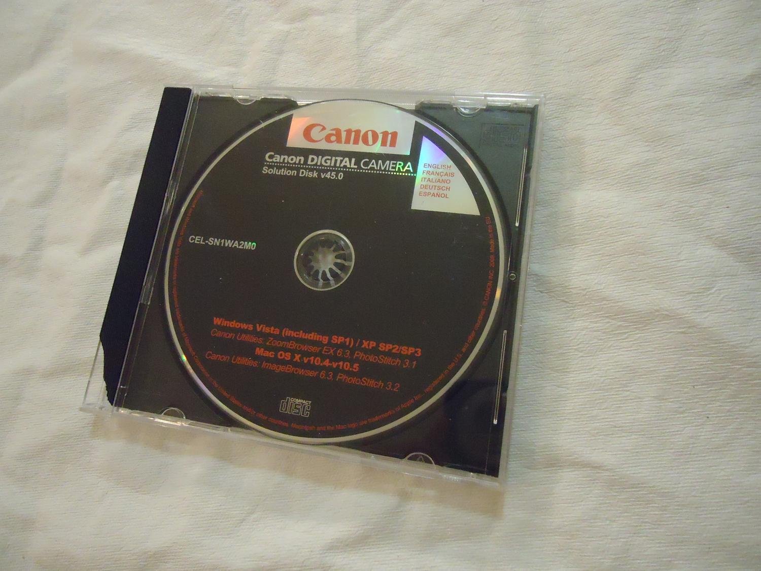 Canon Digital Camera Solution Disk v45.0 CD ROM.. (409851858) ᐈ Köp på
