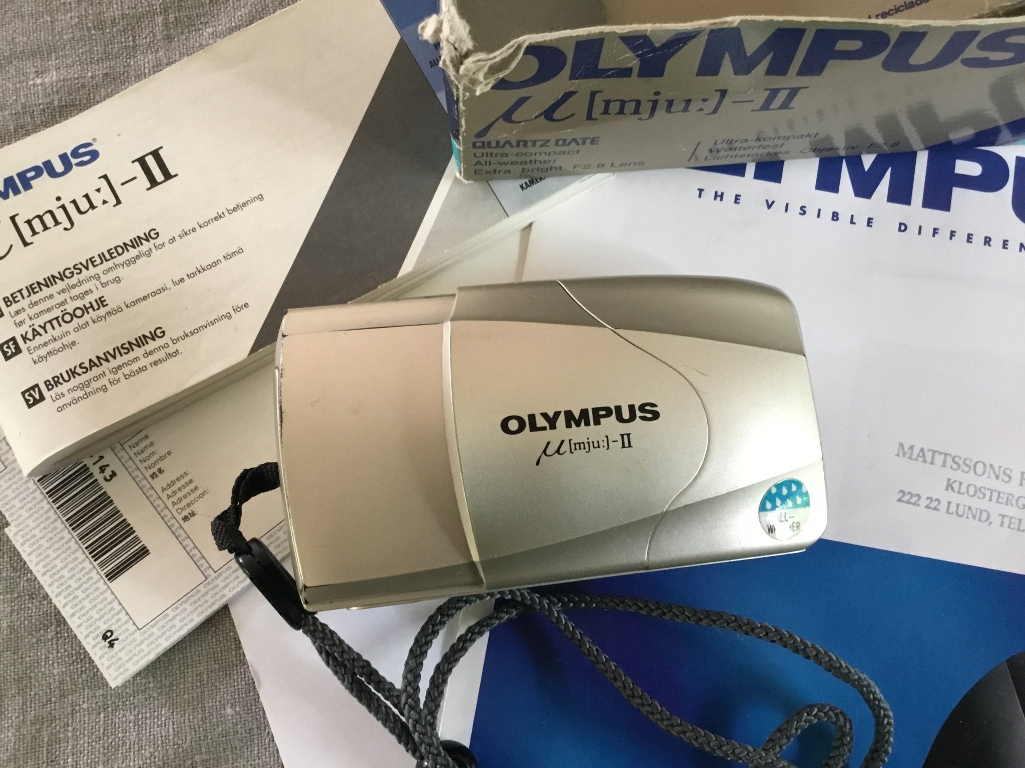 OLYMPUS MJU II (417813340) ᐈ Köp på Tradera