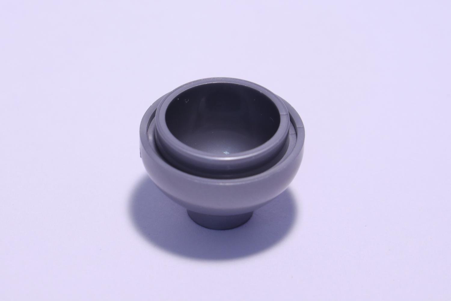 LEGO bit 15395 Flat Silver Brick, Round 2 x 2 Dome Bottom