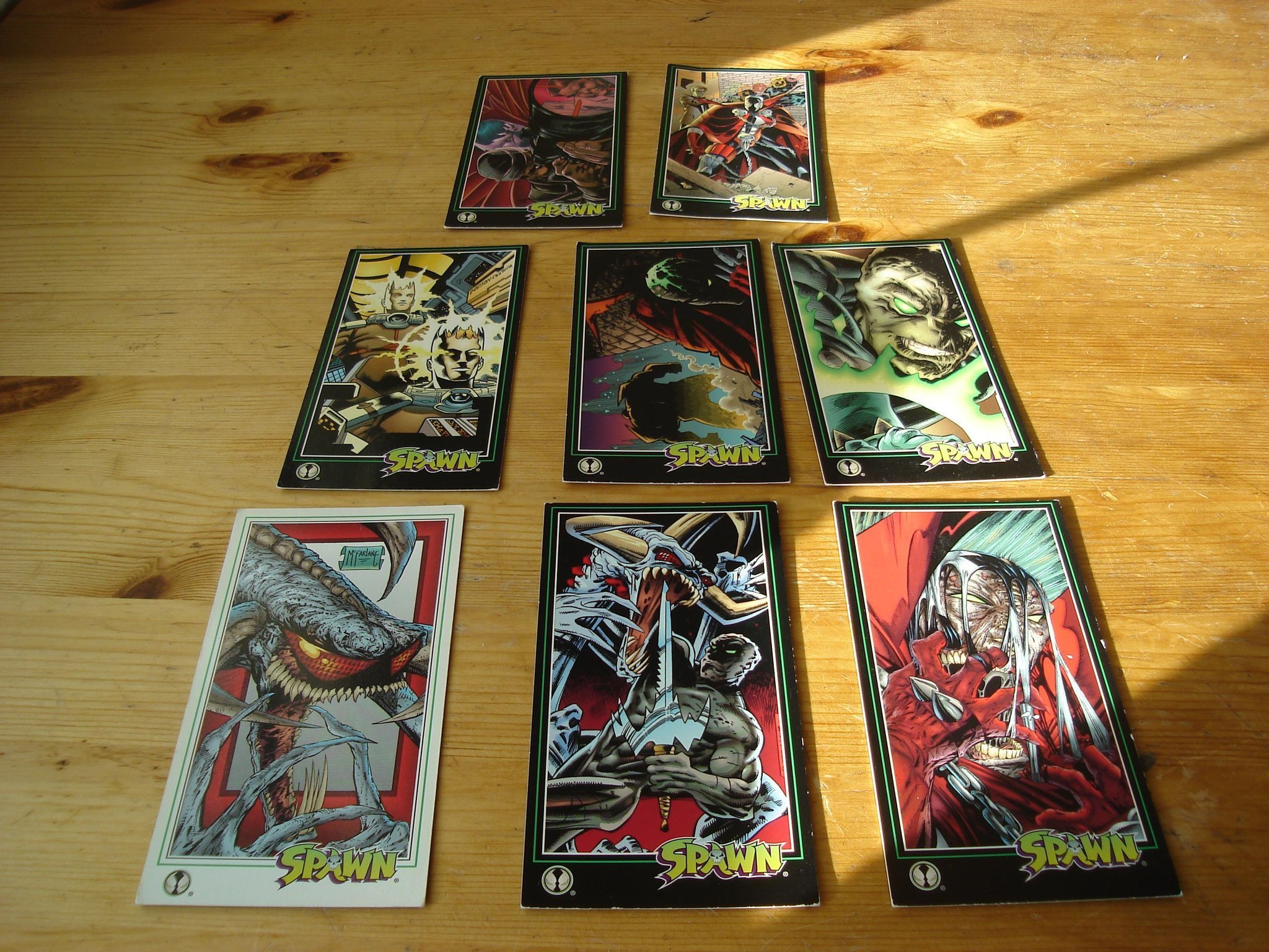 1995 Spawn Trading Cards lot 8st Samlarkort Köp på Tradera (607574012)