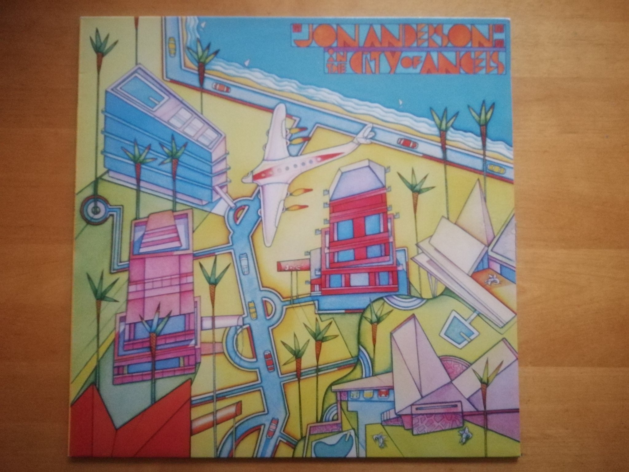 LP- JON ANDERSON ( YES ) - " IN THE CITY OF ANGELS " ( Eur- 1988 )